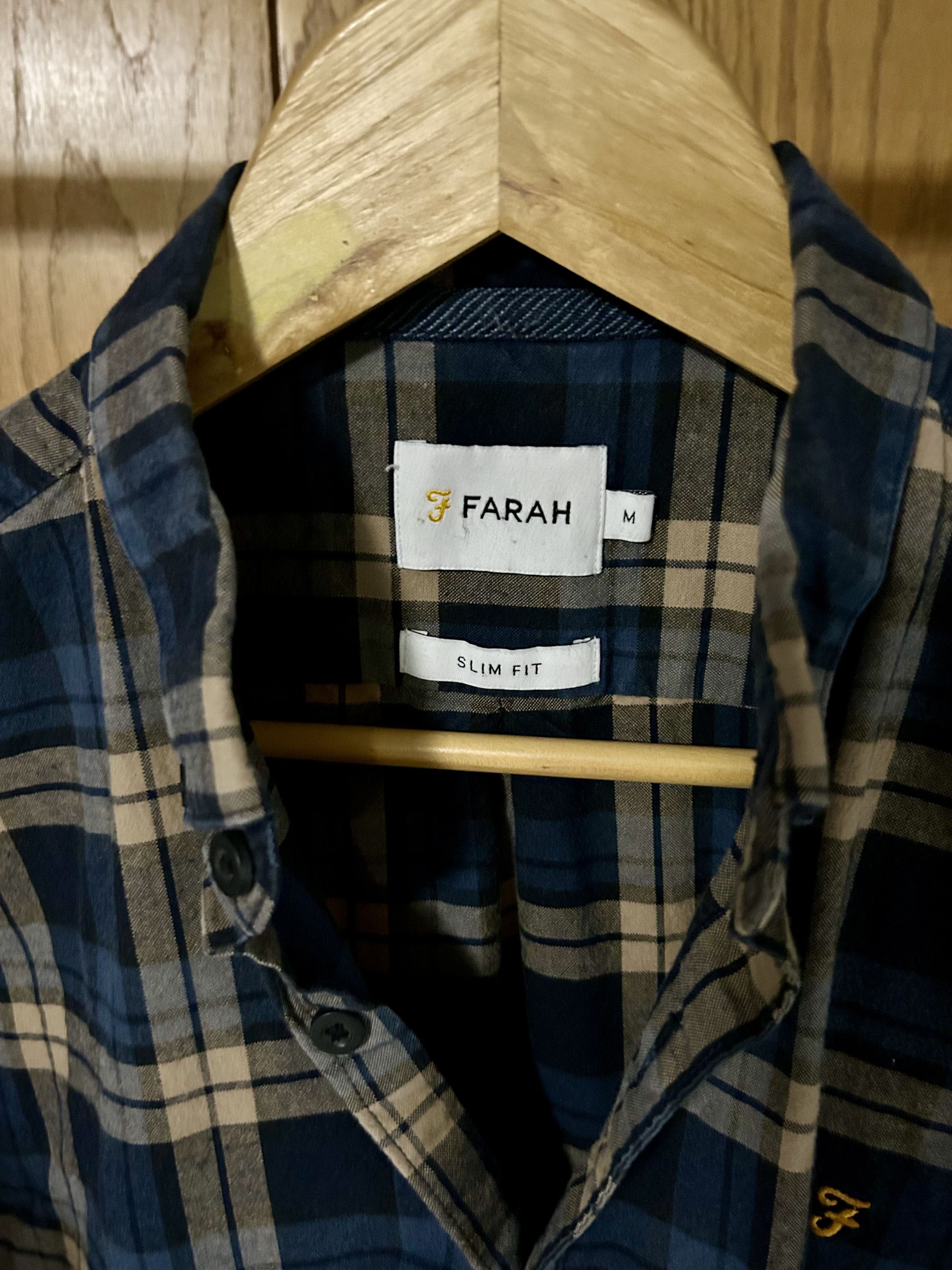 Farah Farah Slim Fit Flannel Size US S / EU 44-46 / 1 - 3 Thumbnail