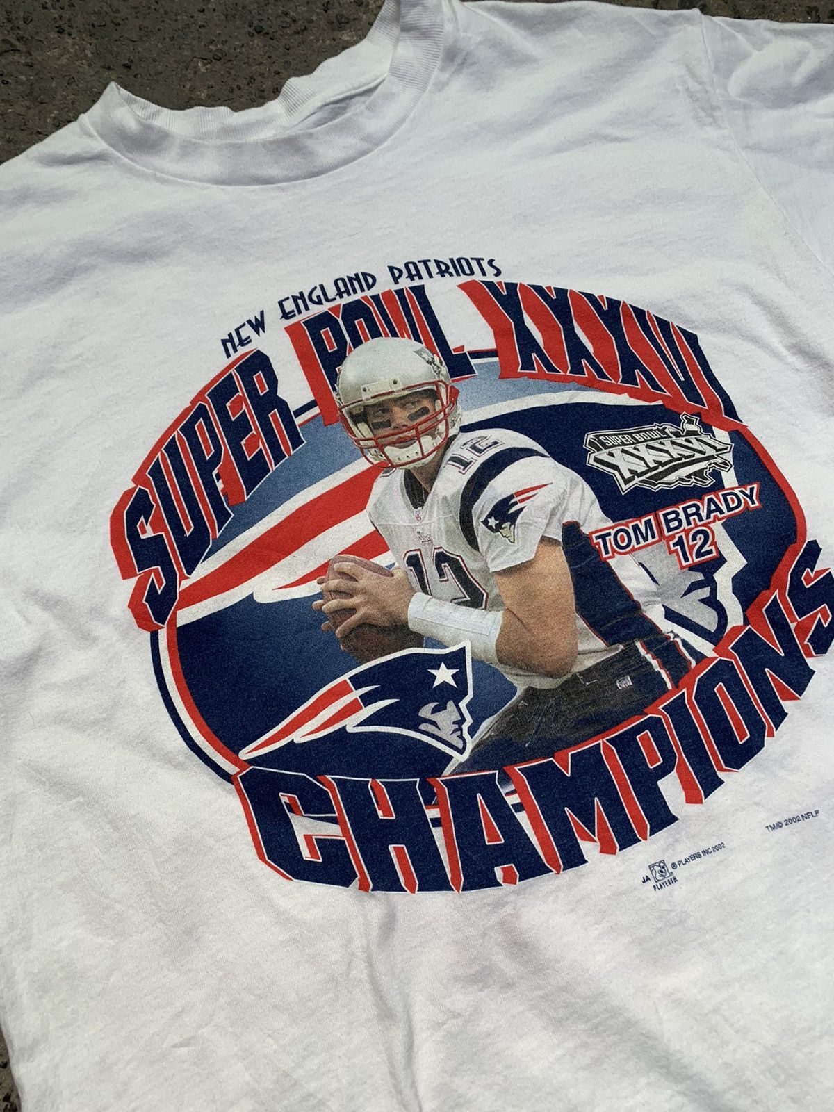 NFL Vintage New England patriots Tom Brady T shirt Size US L / EU 52-54 / 3 - 2 Thumbnail