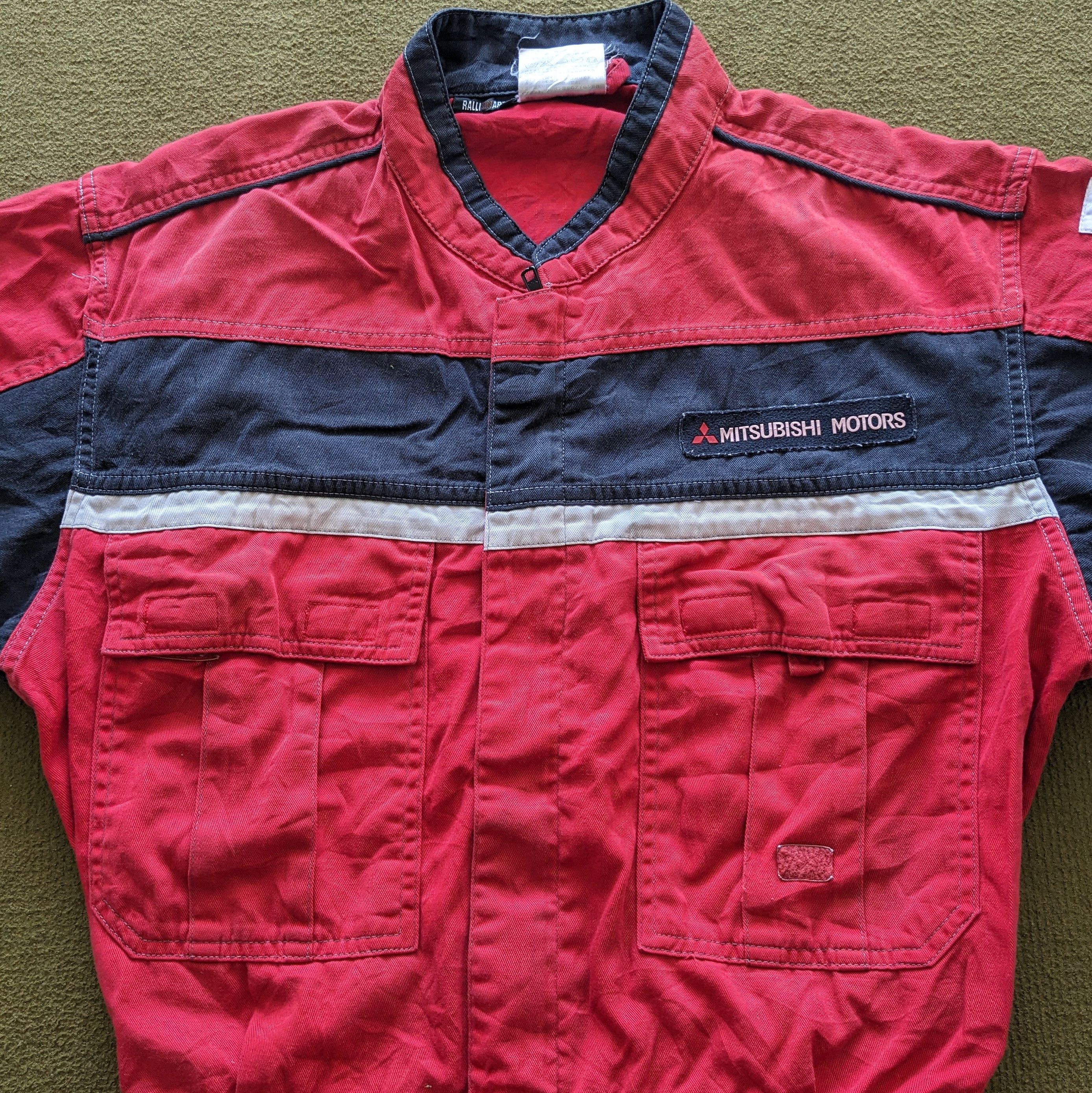 Vintage Vintage MITSUBISHI MOTORS Racing Coverall Workwear Jacket Size US M / EU 48-50 / 2 - 5 Thumbnail