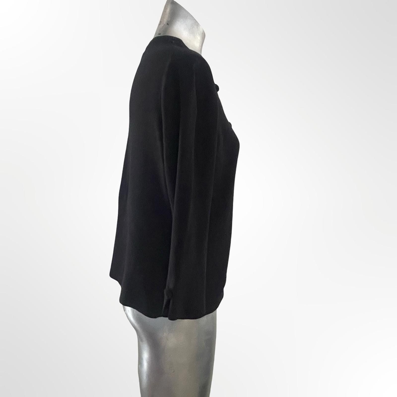 Grateful Dead A very elegant Grace Elements Black Knit Sweater in size L Size L / US 10 / IT 46 - 2 Thumbnail