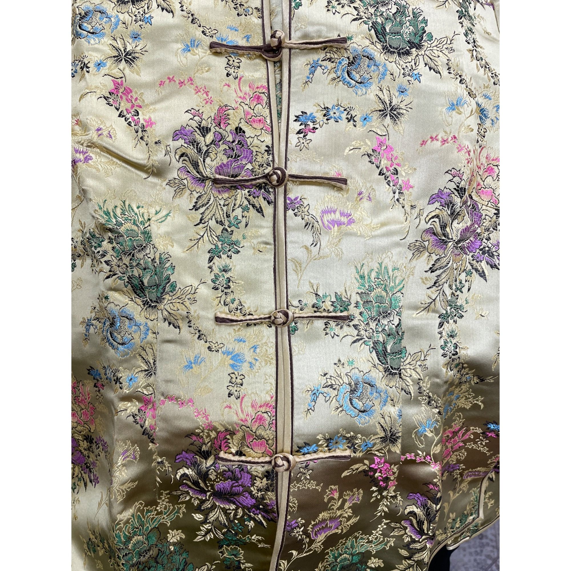Other Hong Kong Memories Women's Gold Floral Jacket S NWT SKU 1344 Size S / US 4 / IT 40 - 5 Thumbnail