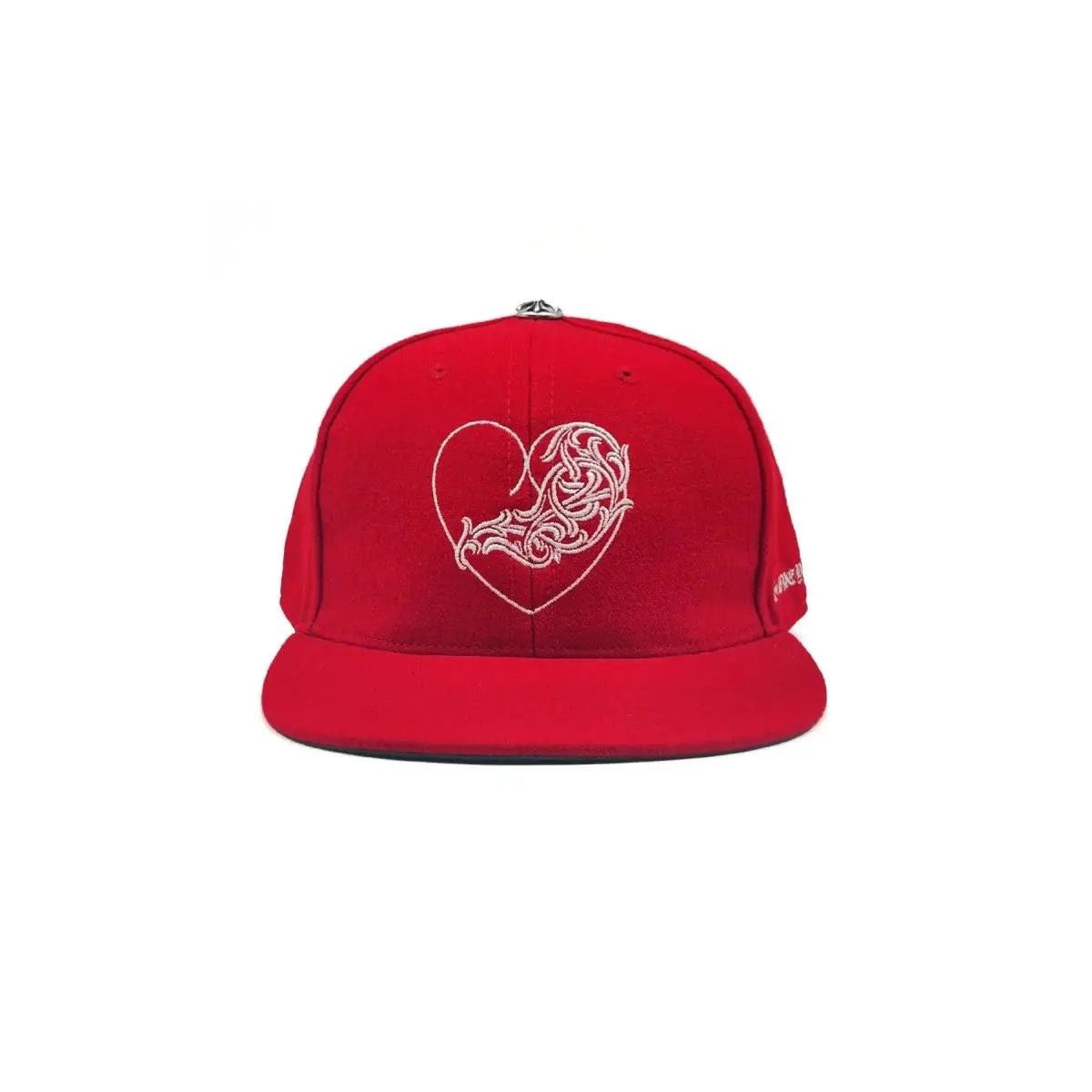 Chrome Hearts Love You Fitted Hat Red Size ONE SIZE - 1 Thumbnail