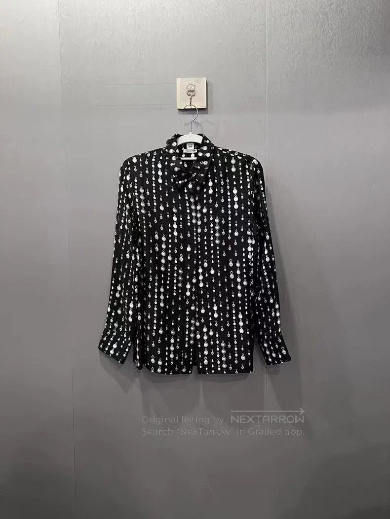 Hermes Hermes All-over Beaded Long Sleeve Shirt Size XXS / US 00 / IT 34 - 1 Thumbnail
