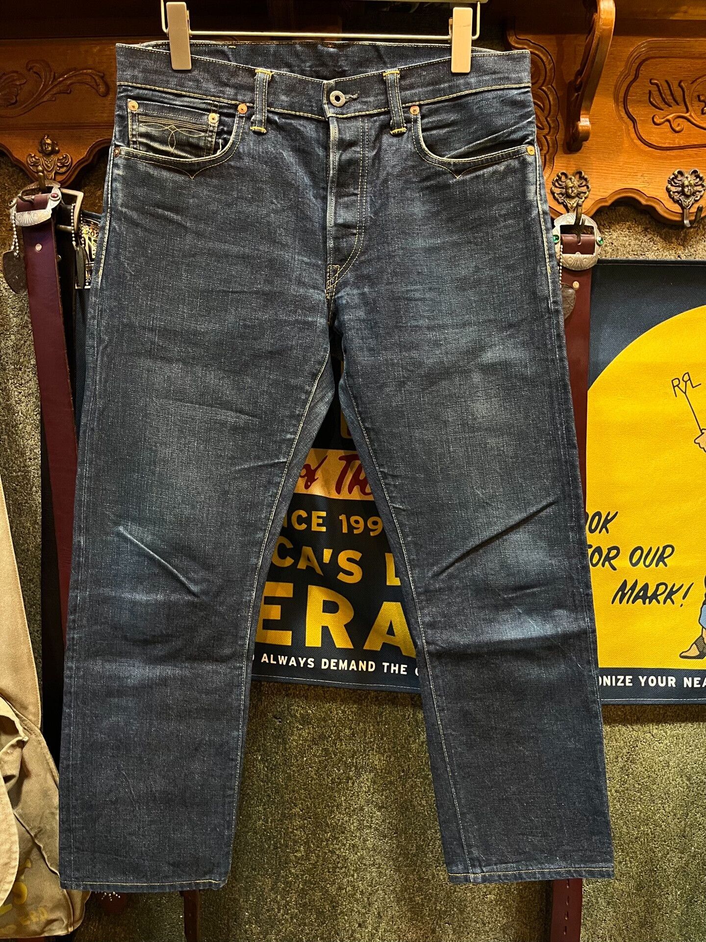 RRL Ralph Lauren vintage rrl five pocket denim jeans Size US 32 / EU 48 - 1 Thumbnail