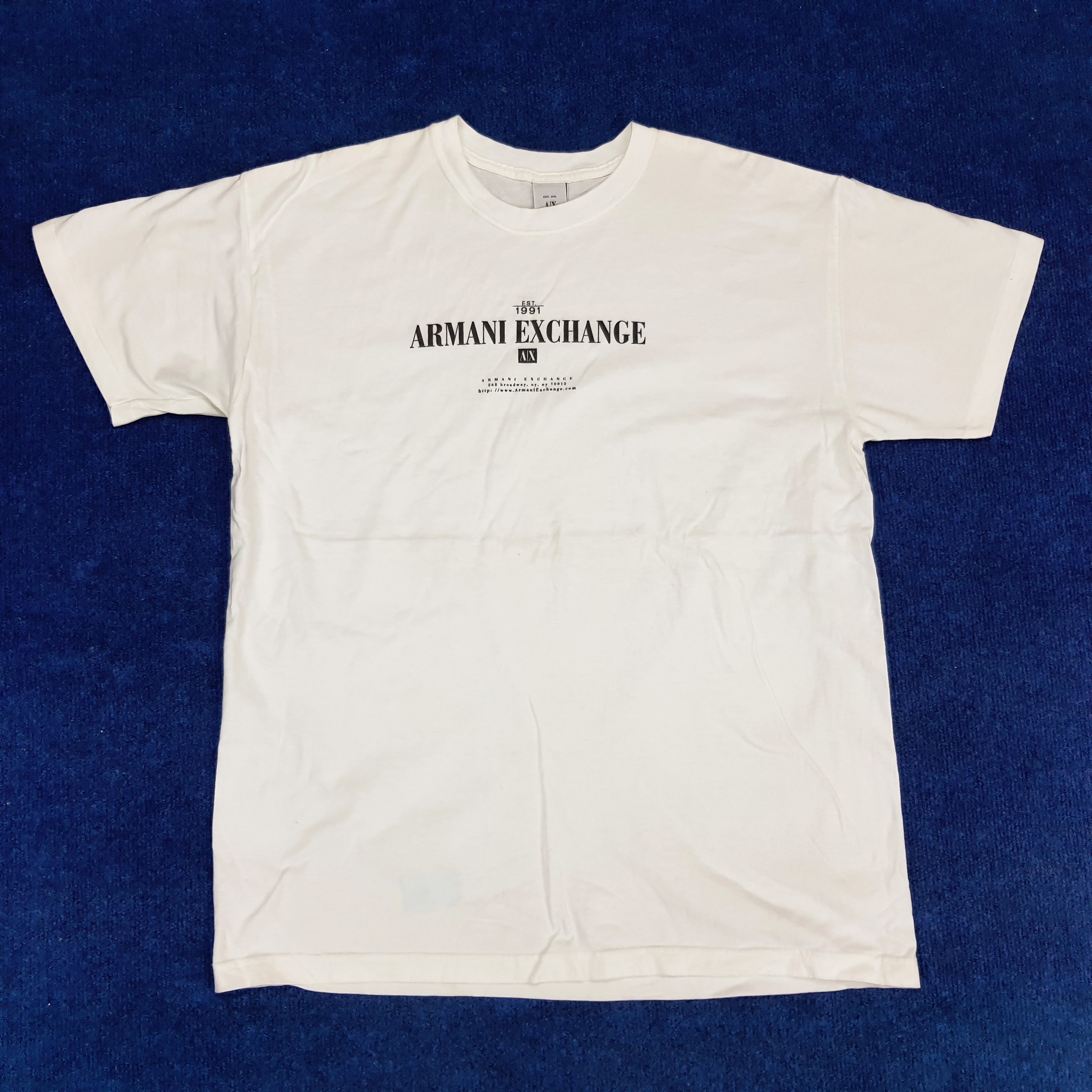 Armani Exchange × Vintage Vintage Armani Exchange AX T-shirt Size US L / EU 52-54 / 3 - 1 Thumbnail