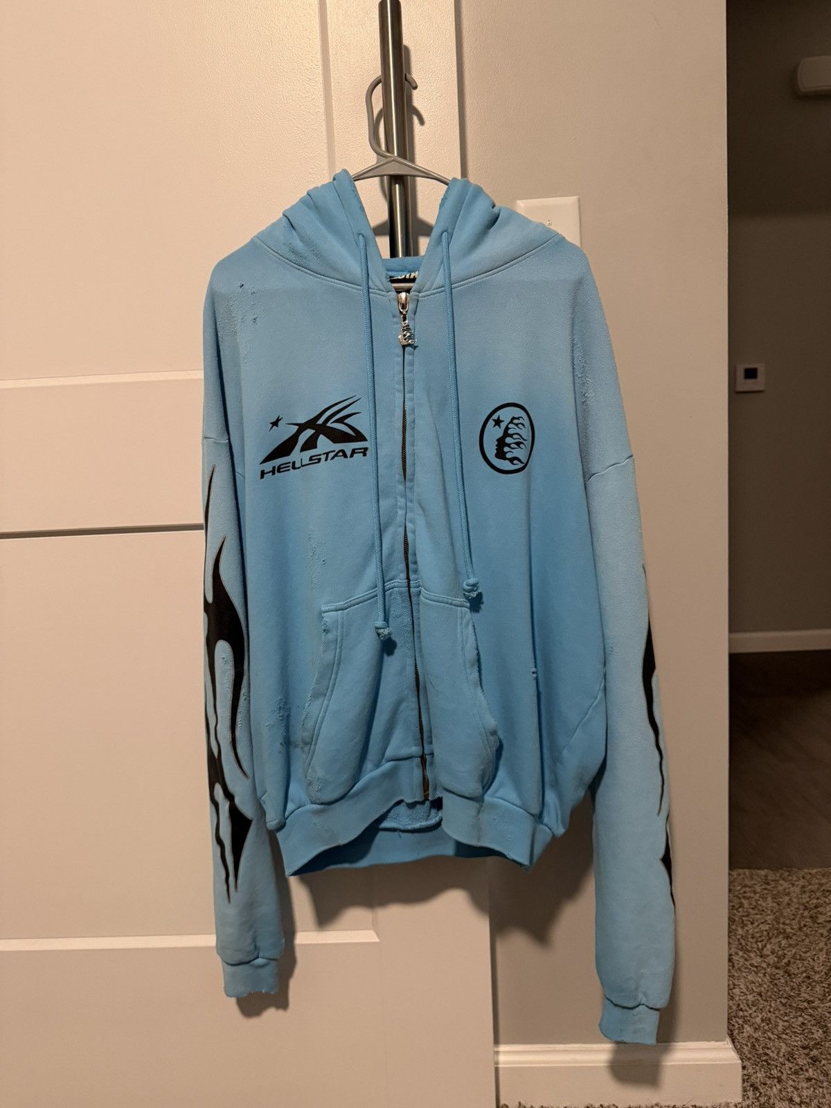 HELLSTAR Hellstar Studios Zip Hoodie - Blue Variant Size US XS / EU 42 / 0 - 1 Thumbnail
