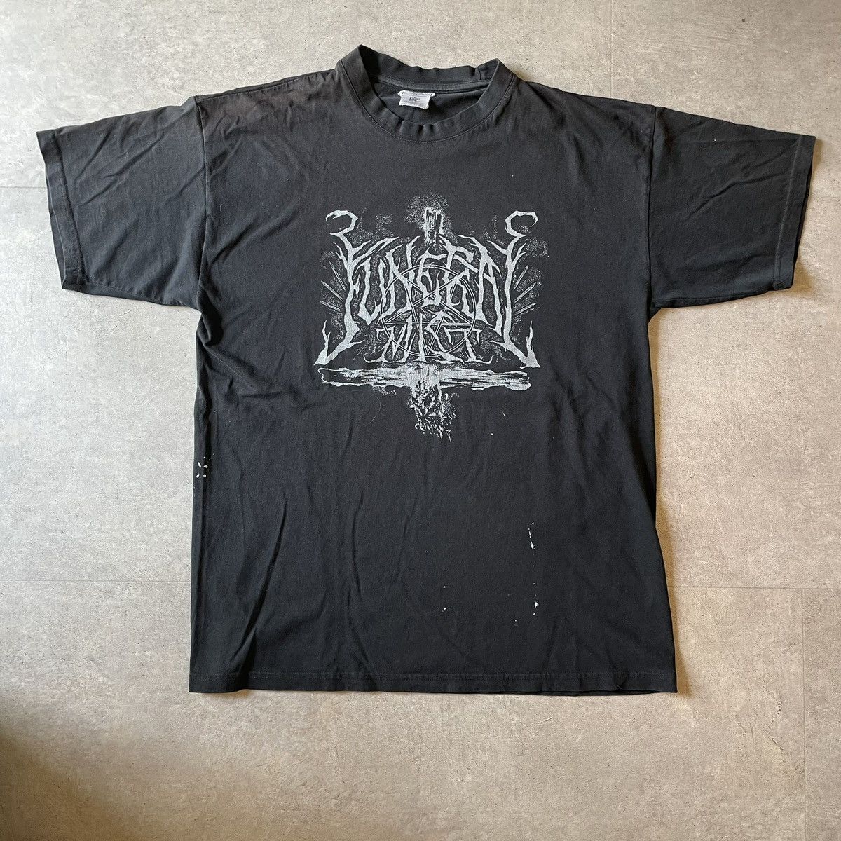 Band Tees × Vintage Vintage 2000s Funeral Emo Goth Metal Rock Band Tee Size US L / EU 52-54 / 3 - 1 Thumbnail