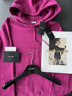 Pink ysl online hoodie