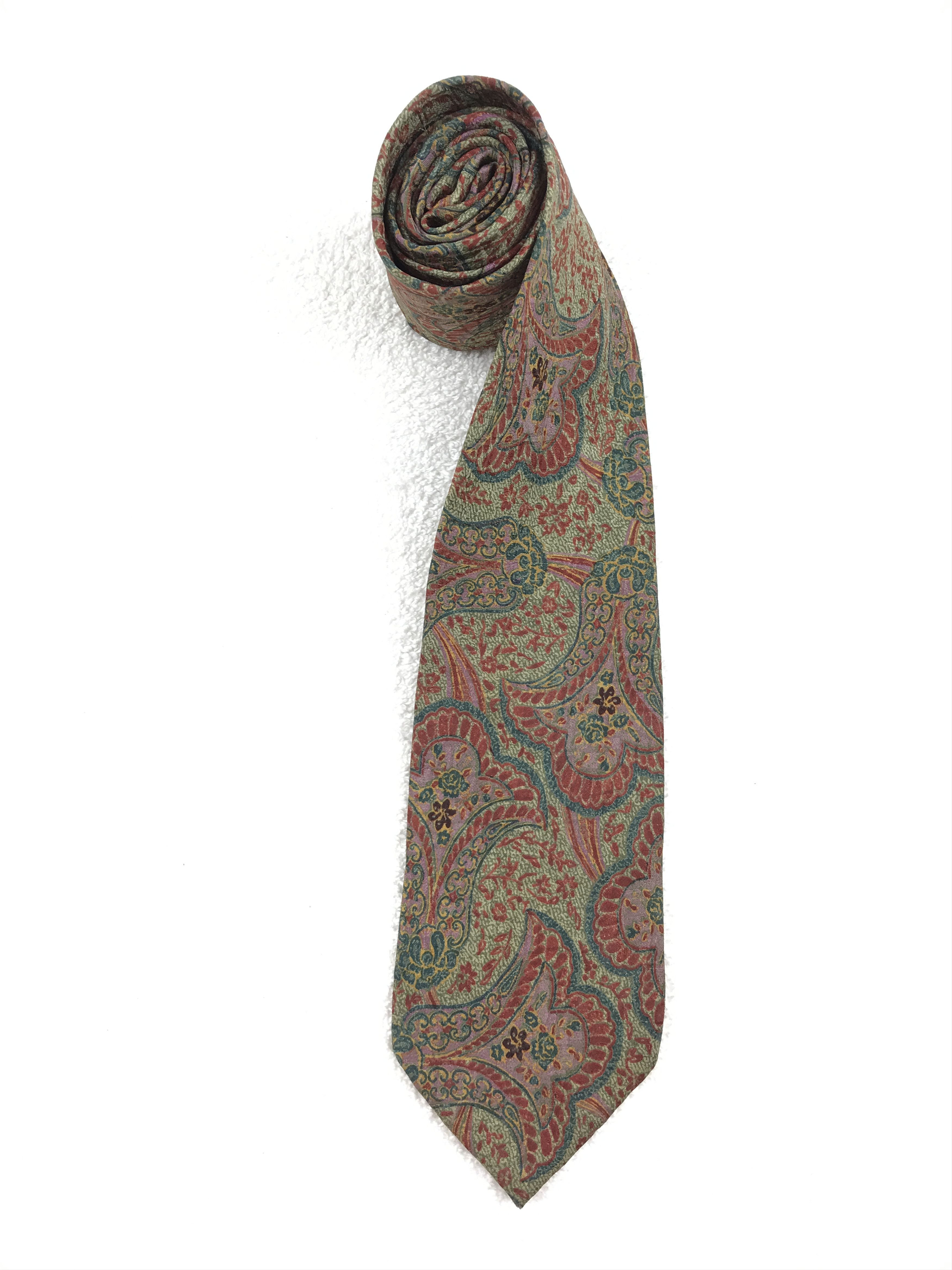Giorgio Armani × Vintage Vintage Giorgio Armani Silk Necktie Size ONE SIZE - 2 Thumbnail