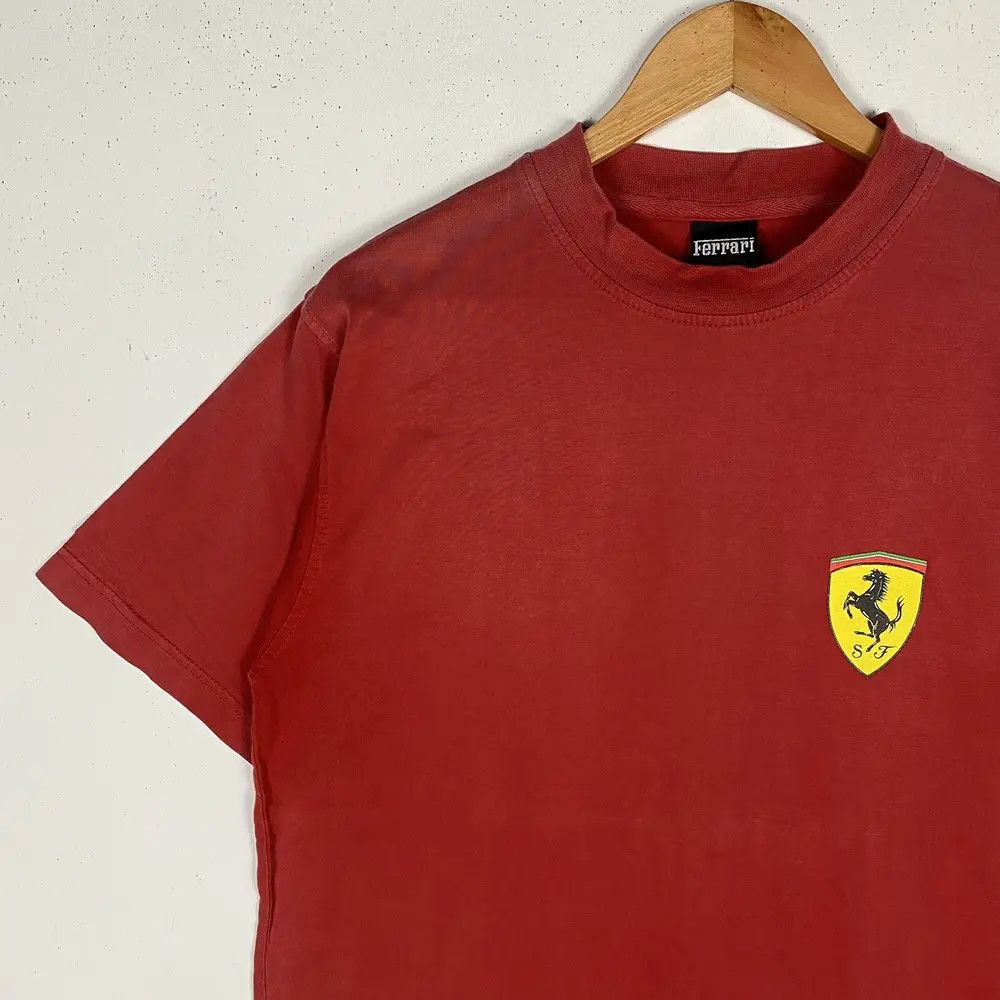 Ferrari Vintage 90's FERRARI Big Logo Graphic Faded Tee Shirt Size US S / EU 44-46 / 1 - 6 Thumbnail