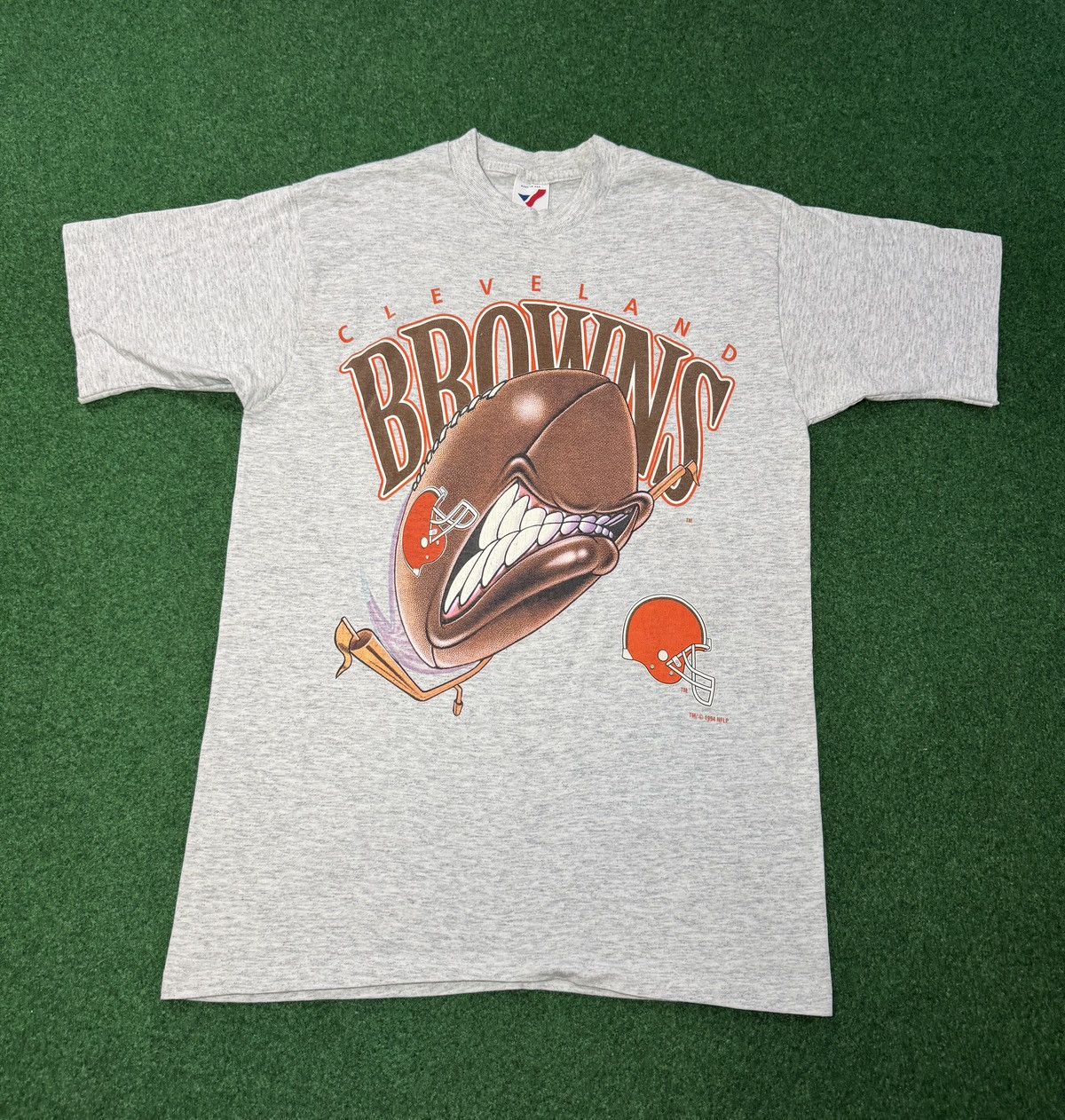 Vintage Vintage 90s Cleveland Browns RARE Nutmeg Starter T Shirt Size US M / EU 48-50 / 2 - 1 Thumbnail