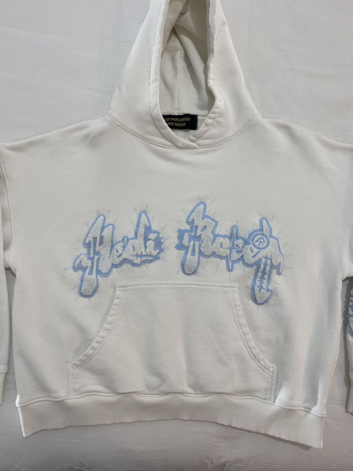 Racer Worldwide Racer Worldwide x Hedi Raiser White Logo Hoodie Size US L / EU 52-54 / 3 - 4 Thumbnail