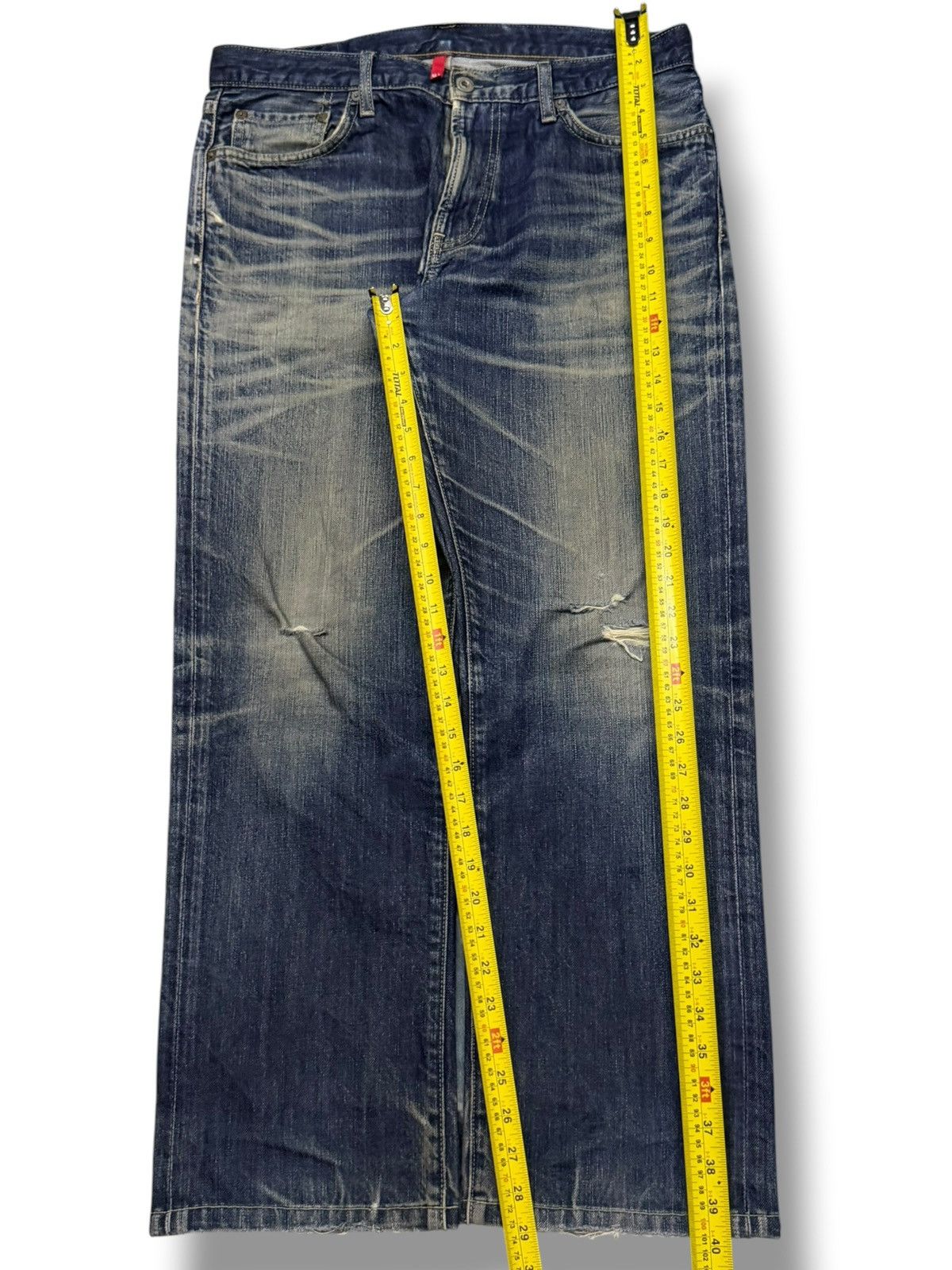 Uniqlo Vintage Uniqlo UJ S-002 Japan Denim Jeans | W34 Size US 34 / EU 50 - 13 Thumbnail