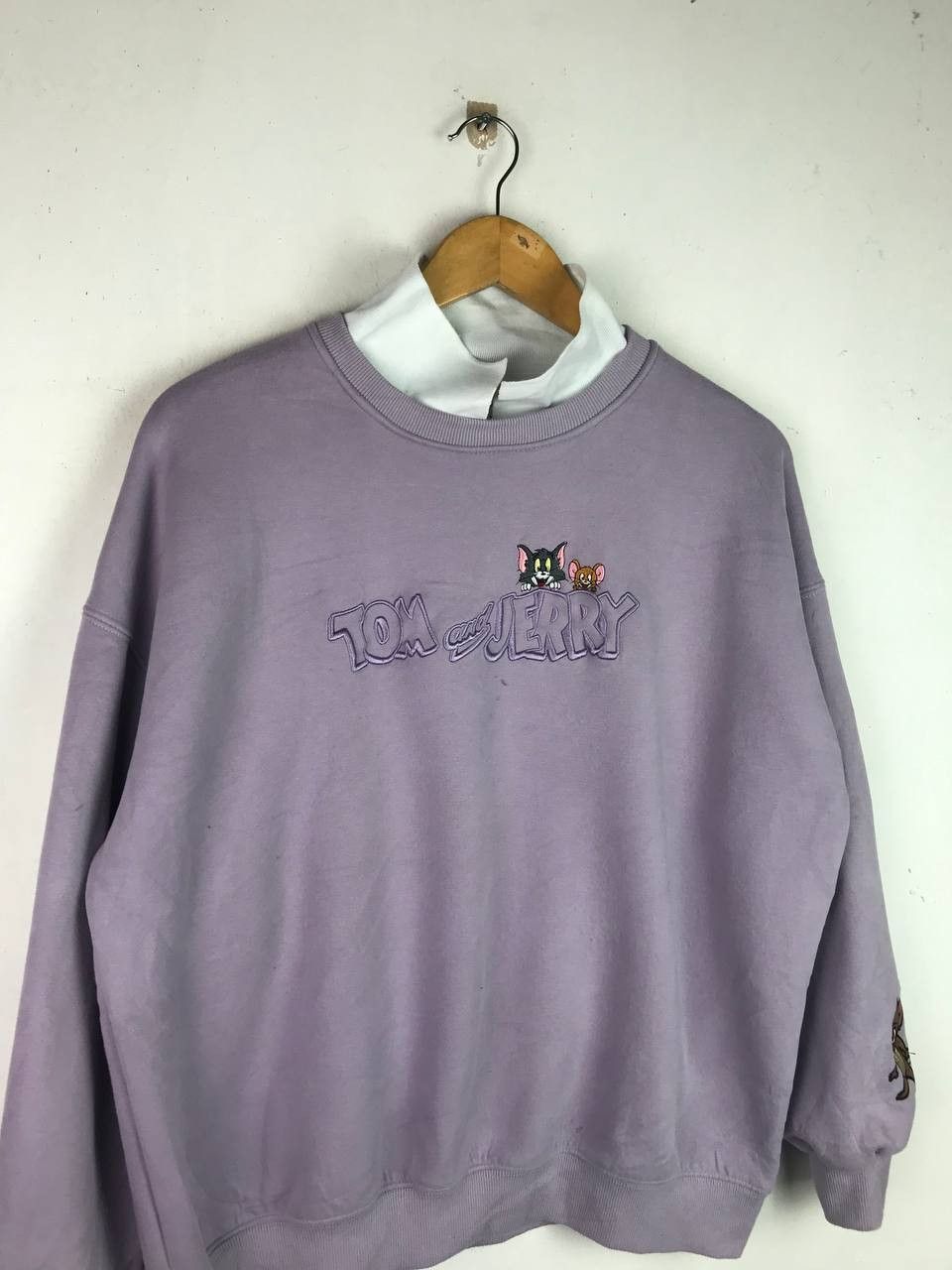 Cartoon Network × Vintage Vintage Tom And Jerry Sweatshirt Rare Design Size US XL / EU 56 / 4 - 8 Thumbnail