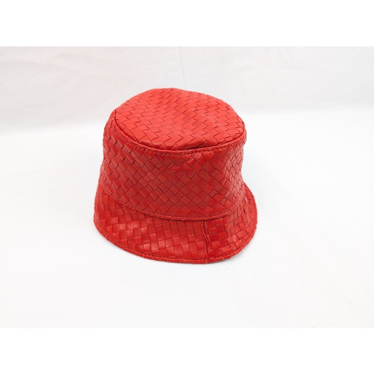 Bottega Veneta o1rshd1 Size: M / Nappa Intreccio Hat / Cap in Poppy Size ONE SIZE - 10 Thumbnail