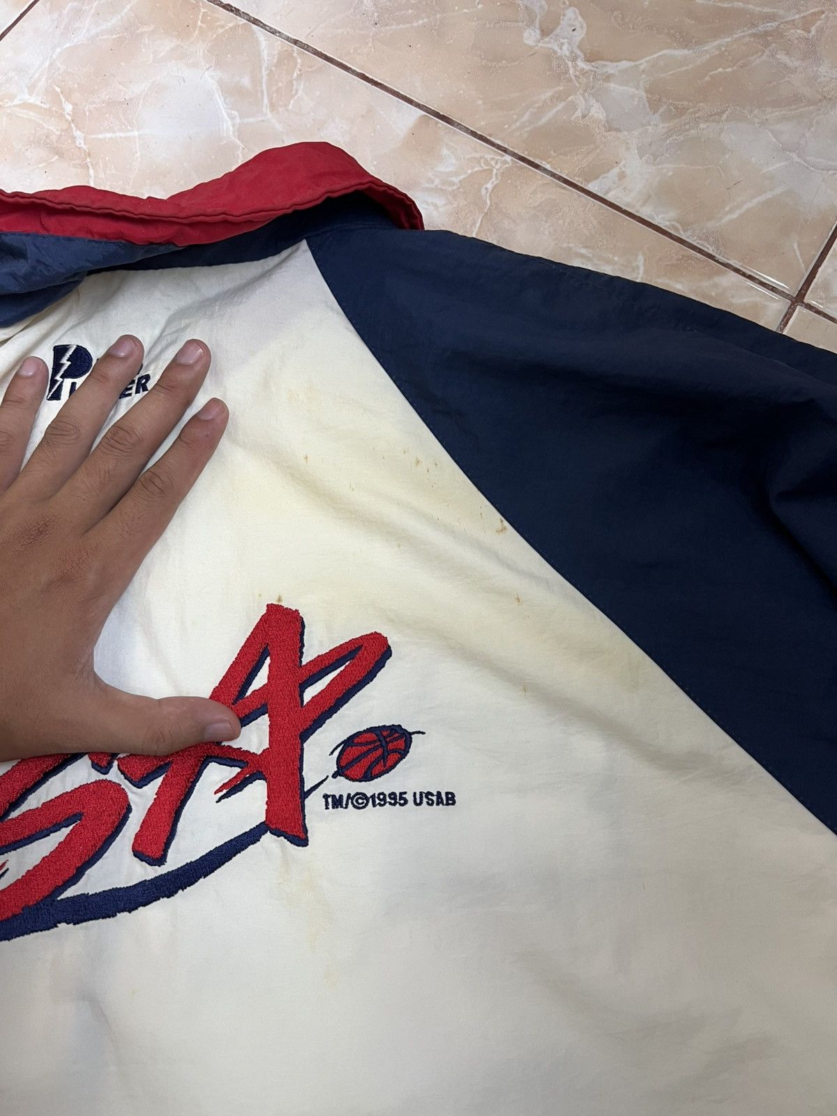 Pro Player × Vintage Vintage Pro Player USA Basketball Baggy Light Jacket Size US XL / EU 56 / 4 - 14 Thumbnail