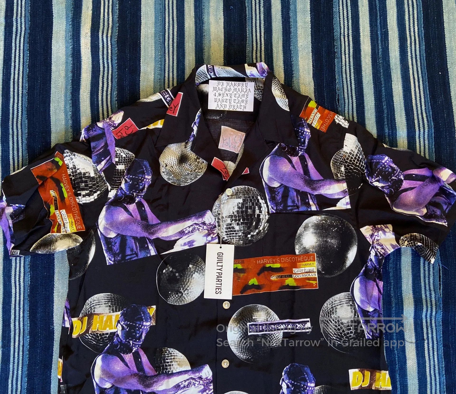 Wacko Maria WACKO MARIA DJ HARVEY S/S HAWAIIAN SHIRT. Size US XL / EU 56 / 4 - 2 Thumbnail