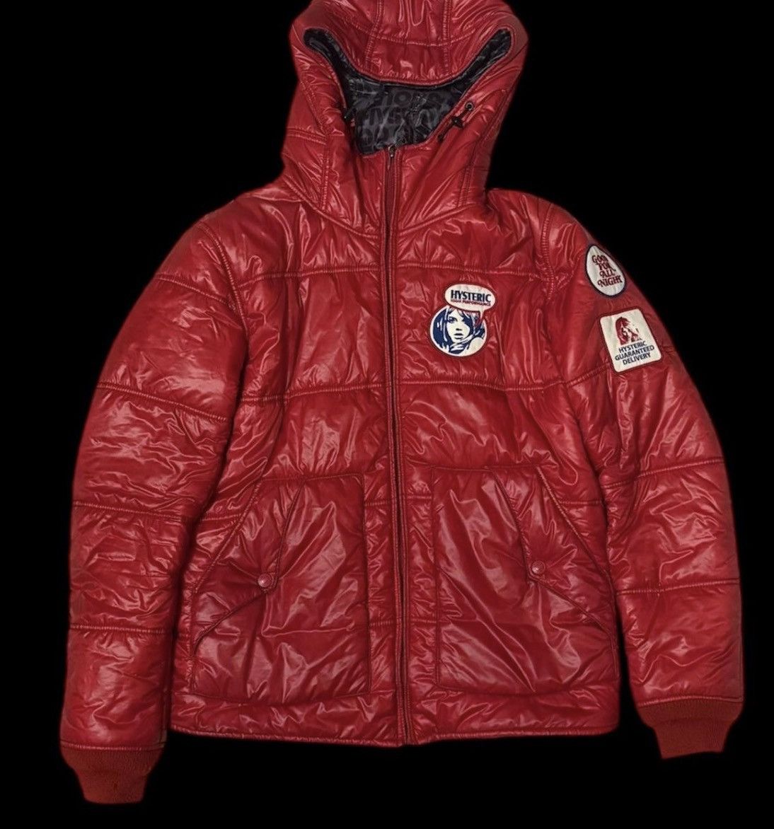 Hysteric Glamour Red Puffer Jacket