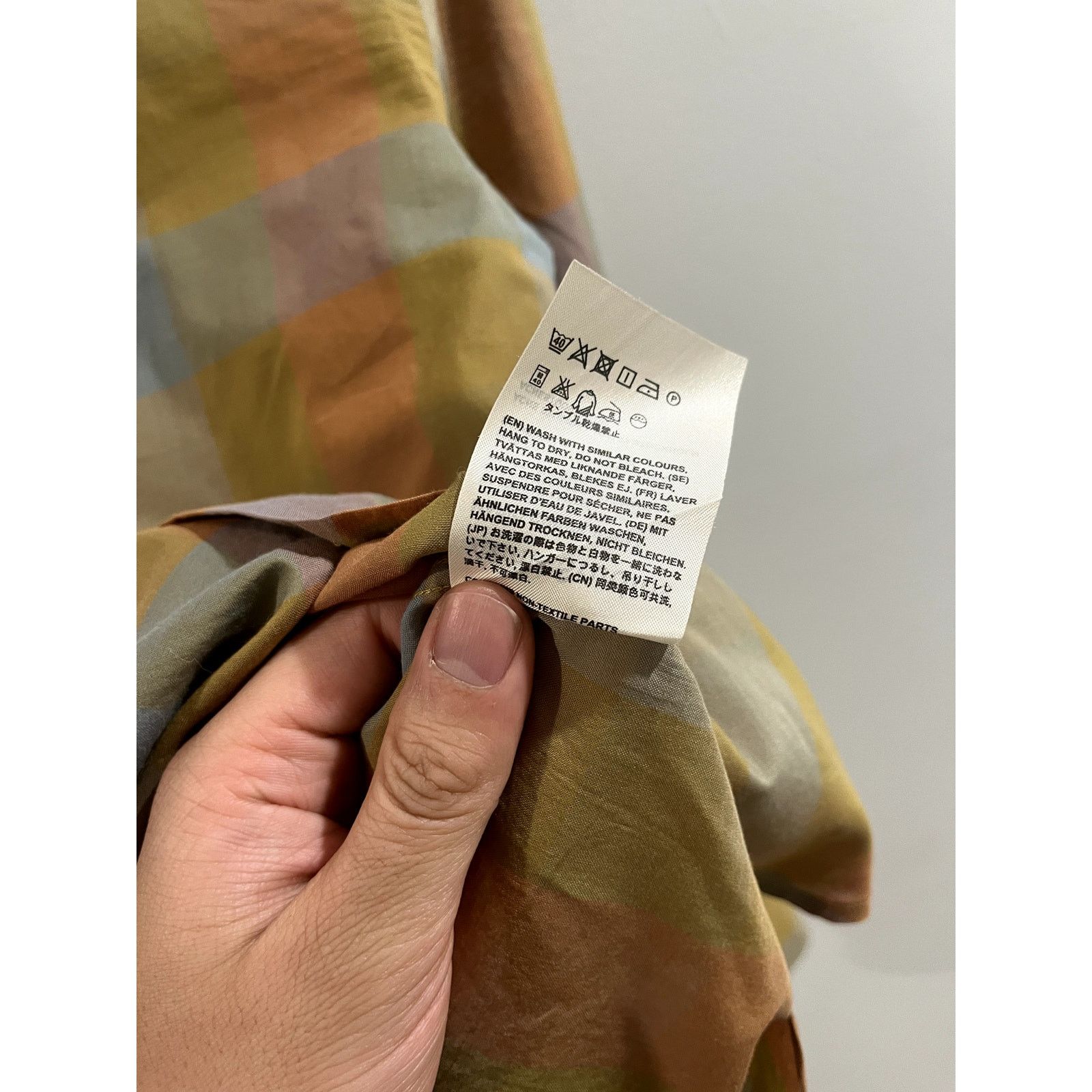 Acne Studios Acne Studios — Mario Check PSS14 — Size 44 Size US XS / EU 42 / 0 - 9 Thumbnail