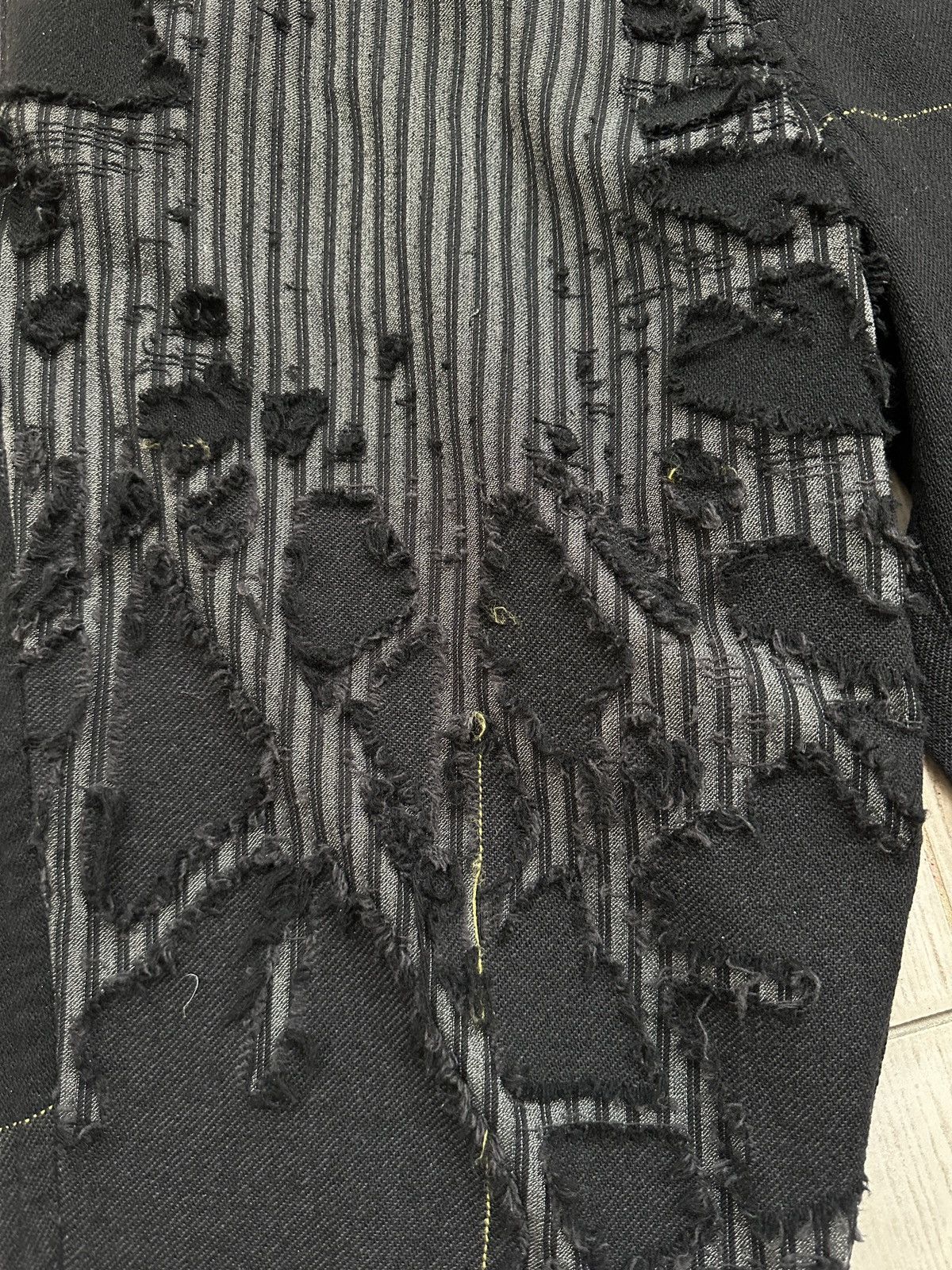 Yohji Yamamoto Yohji Yamamoto 16aw ruined suit Size 50R - 8 Thumbnail