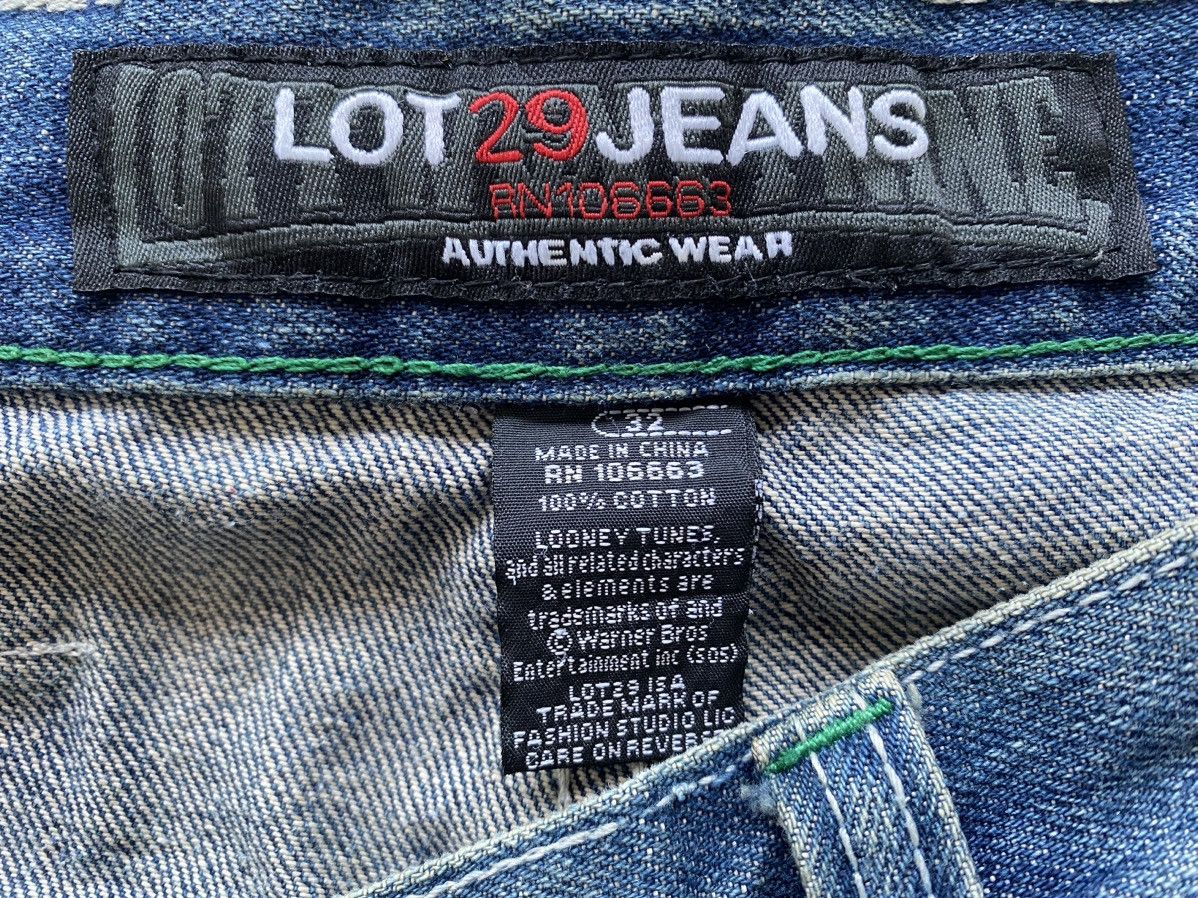 Japanese Brand Lot 29 x Looney Tunes Baggy Short Jeans Size US 32 / EU 48 - 9 Thumbnail