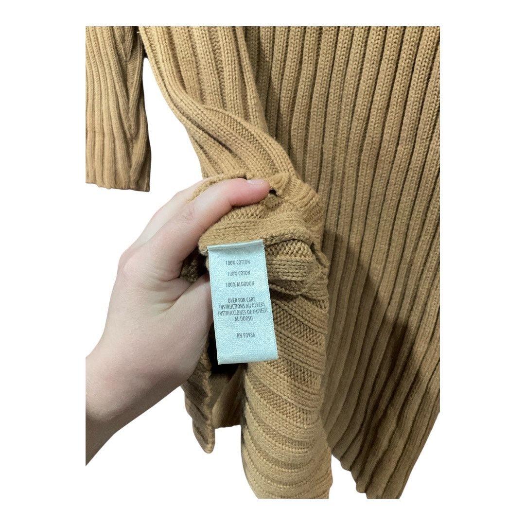 Other Casual Corner Sweater Dress Woman XL Tan 100% Cotton Size XL / US 12-14 / IT 48-50 - 3 Thumbnail