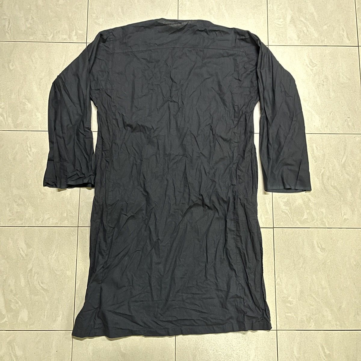 Japanese Brand × Vintage Crinkle Kurta Buttoned Shirt Size US M / EU 48-50 / 2 - 9 Thumbnail