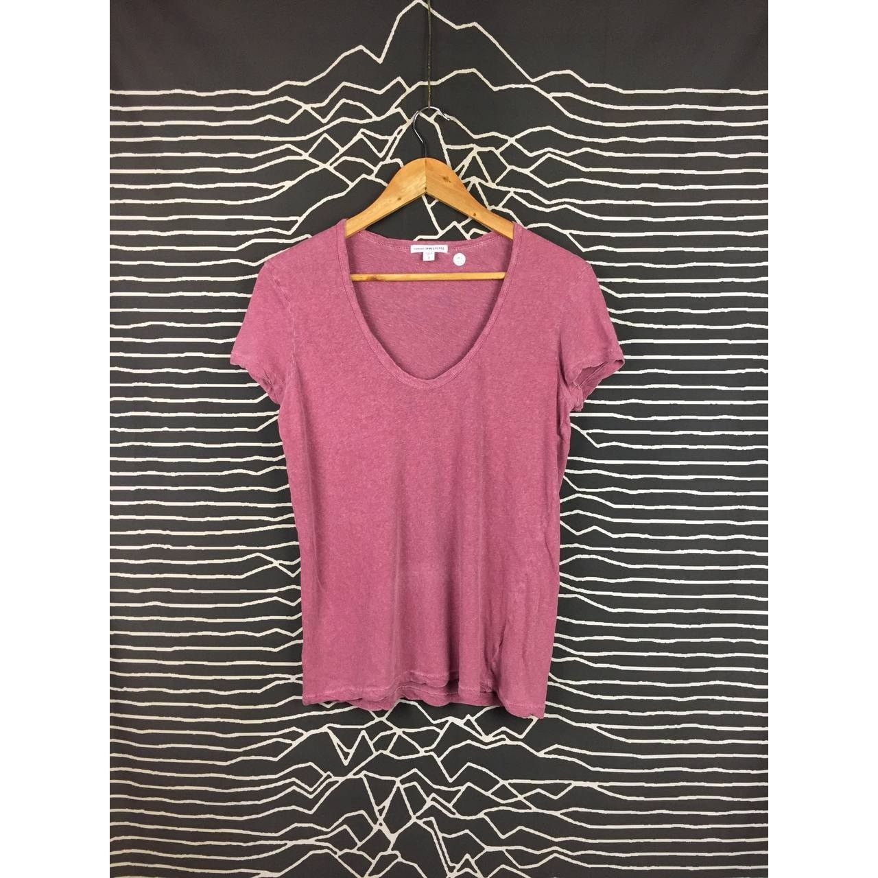 James Perse James Perse Made In Usa Basic Scoop Neck Tee Size M / US 6-8 / IT 42-44 - 2 Thumbnail