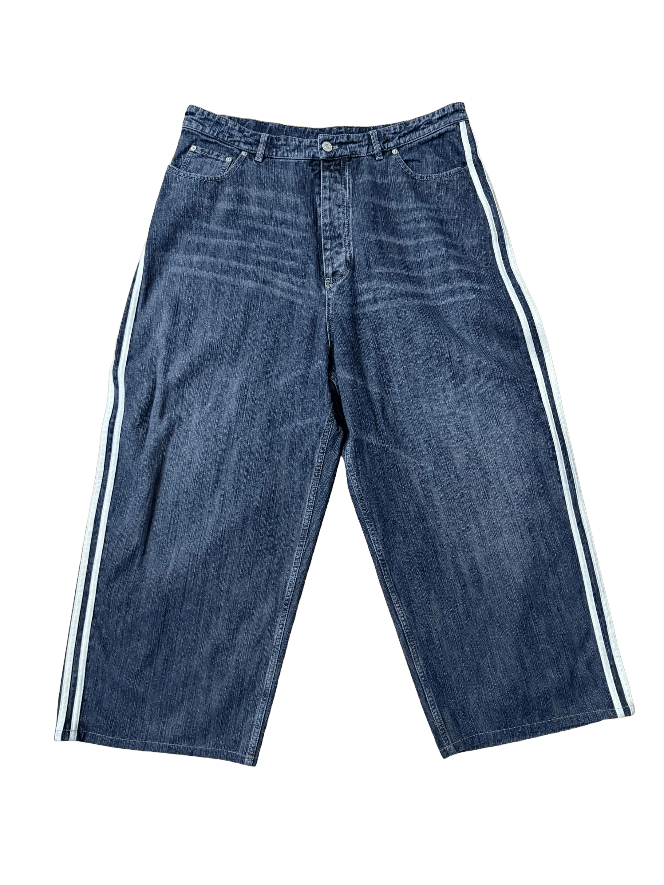 Adidas × Balenciaga SS/23 Runway Balenciaga Adidas Denim Size US 36 / EU 52 - 1 Thumbnail
