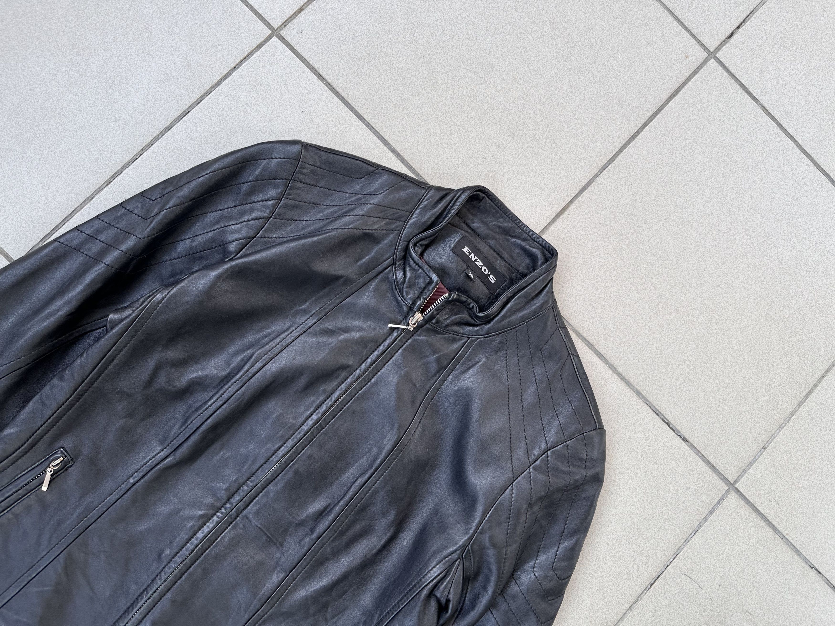Other Women leather lambskin jacket biker Size M / US 6-8 / IT 42-44 - 2 Thumbnail