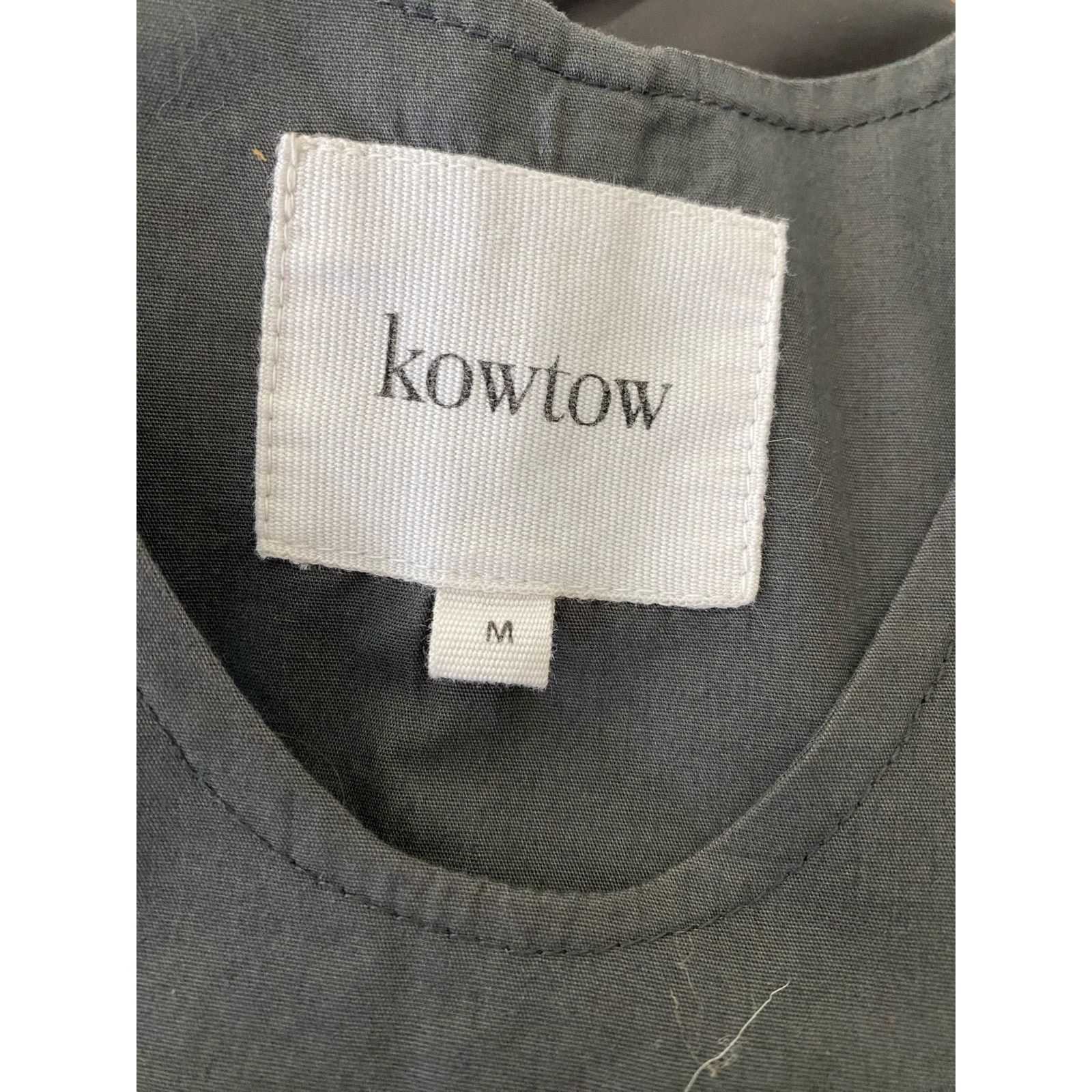Kowtow KOWTOW Belted Scoop Neck Sleeveless Maxi Dress Gray Medium Size M / US 6-8 / IT 42-44 - 11 Thumbnail