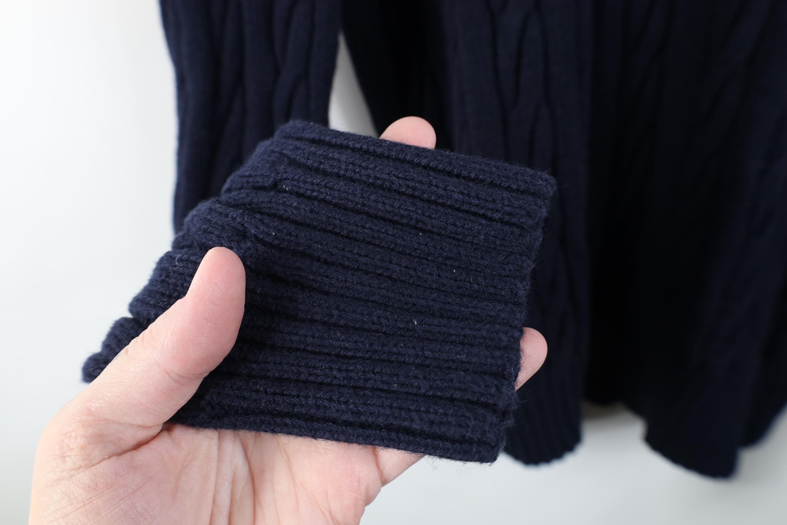 Polo Ralph Lauren Vintage 90s Ralph Lauren Chunky Cable Knit Sweater Blue Size XL / US 12-14 / IT 48-50 - 11 Thumbnail