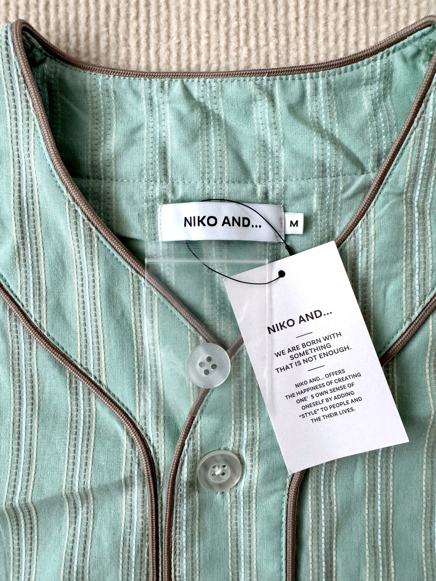 Other Niko and ... Japan Boxy Striped Baseball Shirt Size US M / EU 48-50 / 2 - 5 Thumbnail