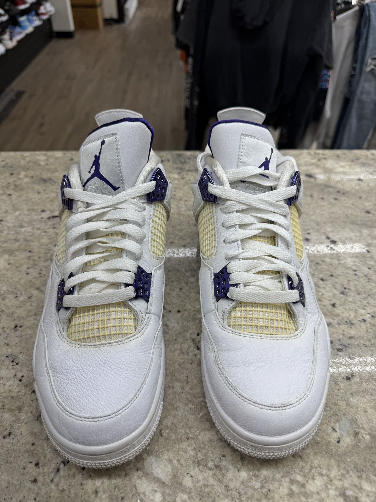 Jordan Brand Jordan 4 Retro Metallic Purple Size US 10 / EU 43 - 3 Thumbnail