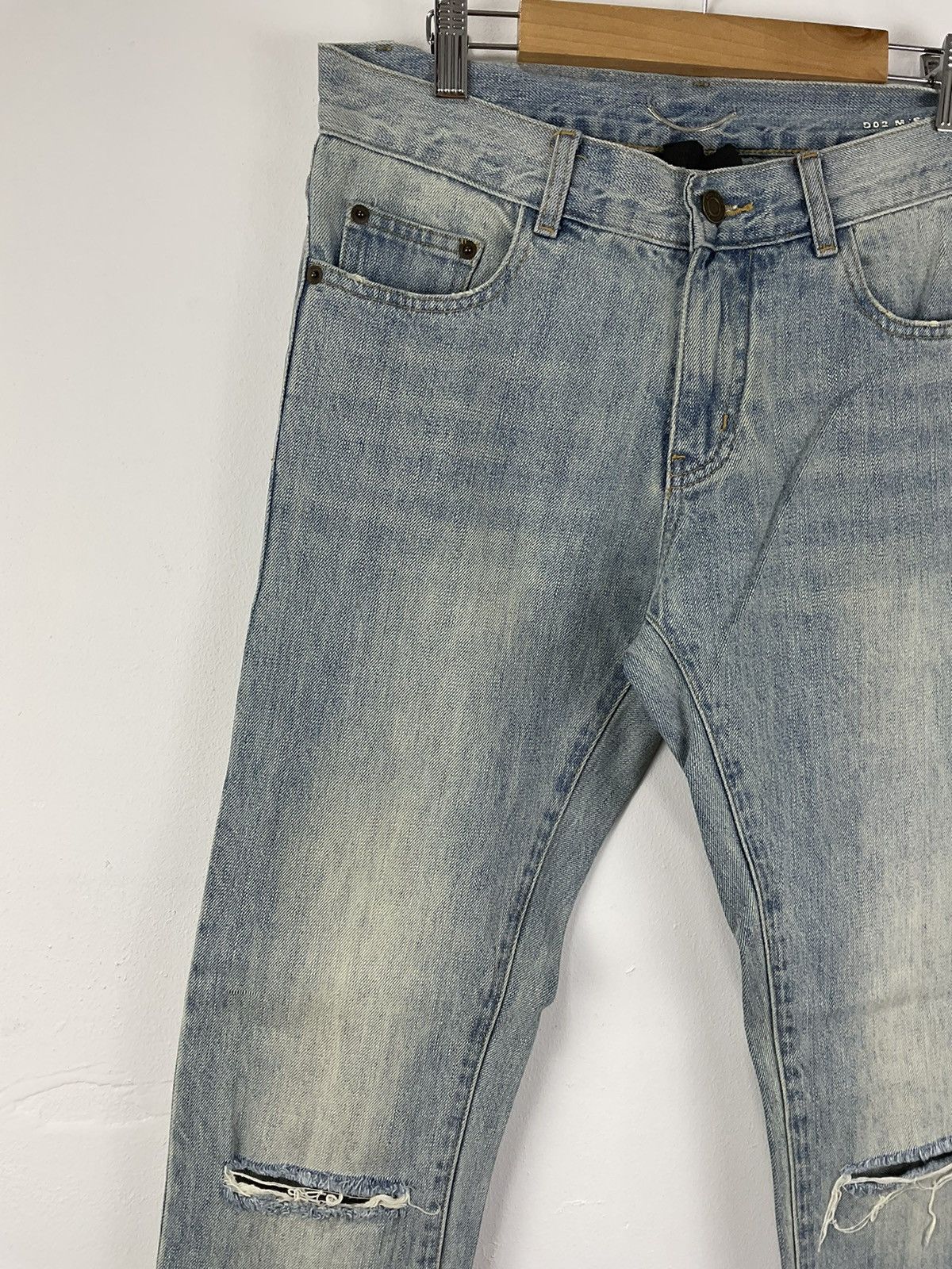 Saint Laurent Paris Saint Laurent Distressed Slim Jean Size US 28 / EU 44 - 3 Thumbnail