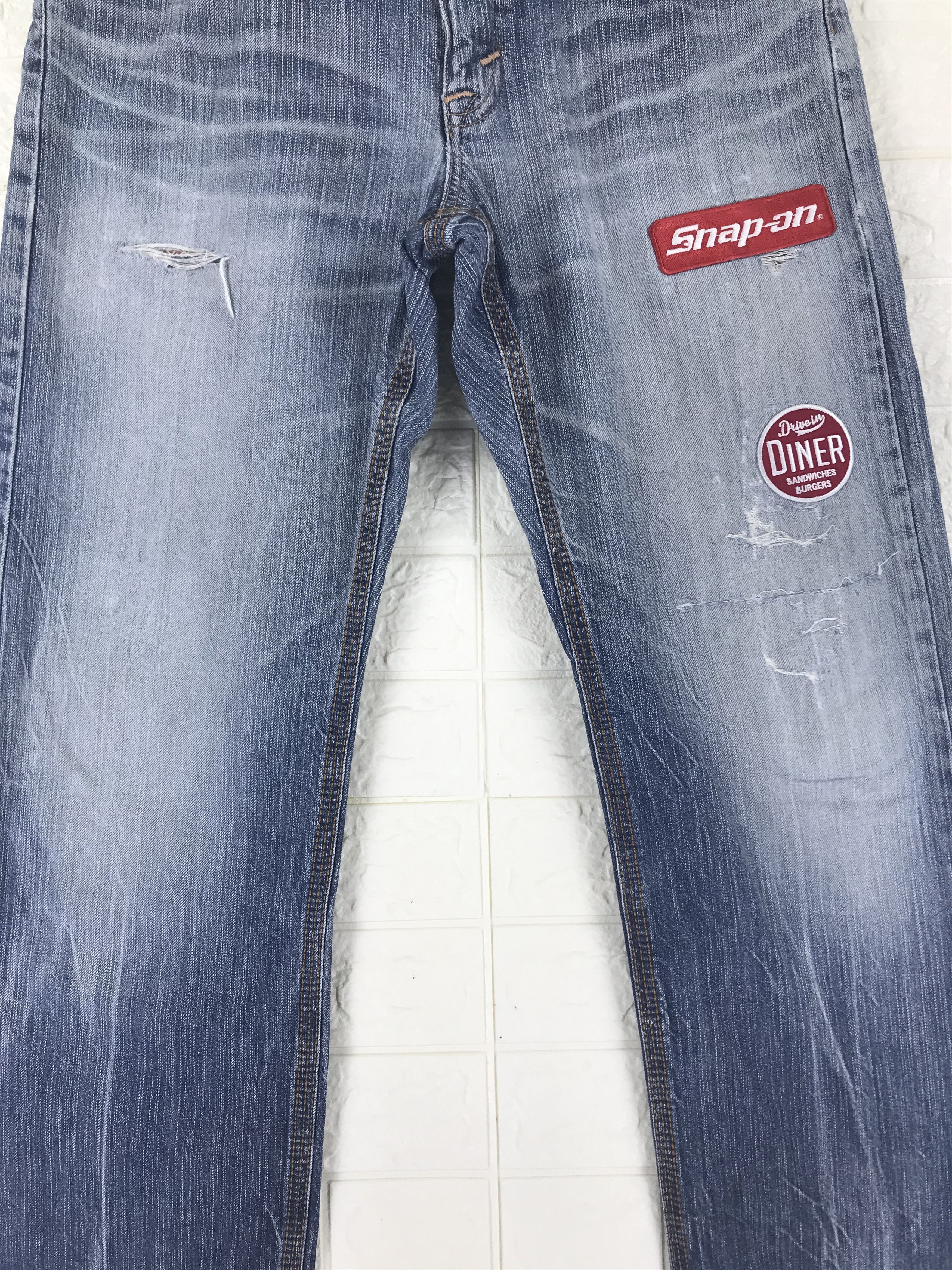 Edwin Vintage Edwin 435 XVS Buckle Back Jeans Size US 30 / EU 46 - 7 Thumbnail