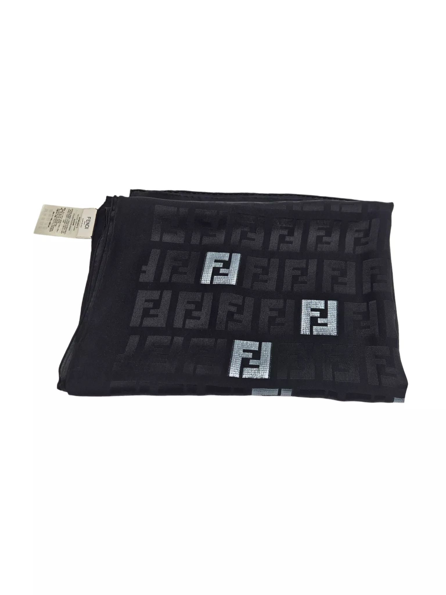 Fendi o1s1wg111224 Size: OS / FF Stole in Black Size ONE SIZE - 2 Thumbnail