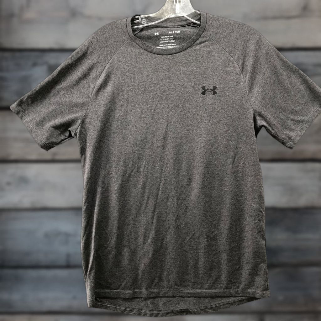 Under Armour Under Armour The Tech Tee Mens S Gray Loose Short Sleeve T Shirt Crewneck Size US S / EU 44-46 / 1 - 1 Thumbnail
