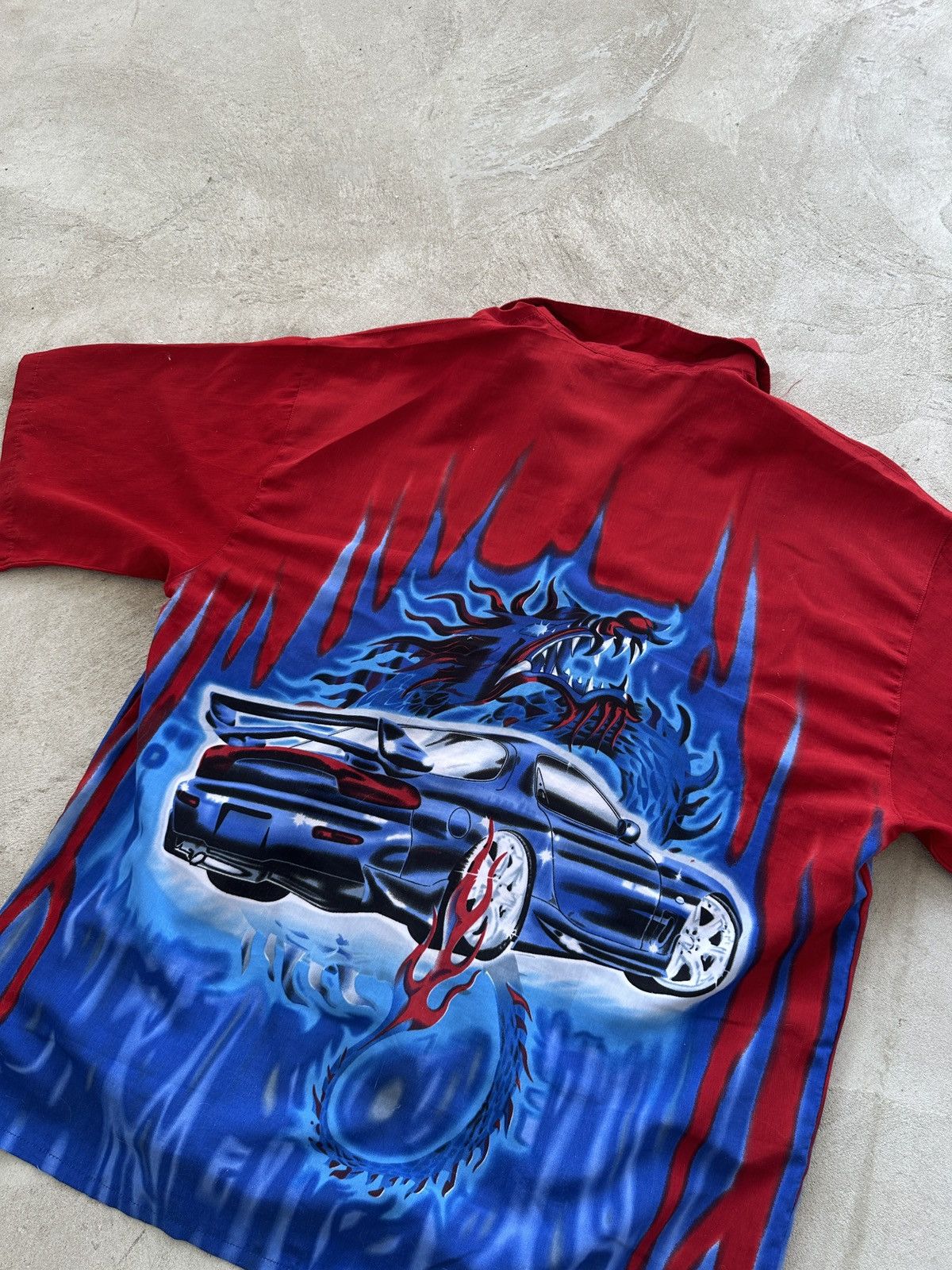 Other Vintage Y2K Dragon Rx-7 Shirt Men’s Size XXXL Size US XXL / EU 58 / 5 - 6 Thumbnail