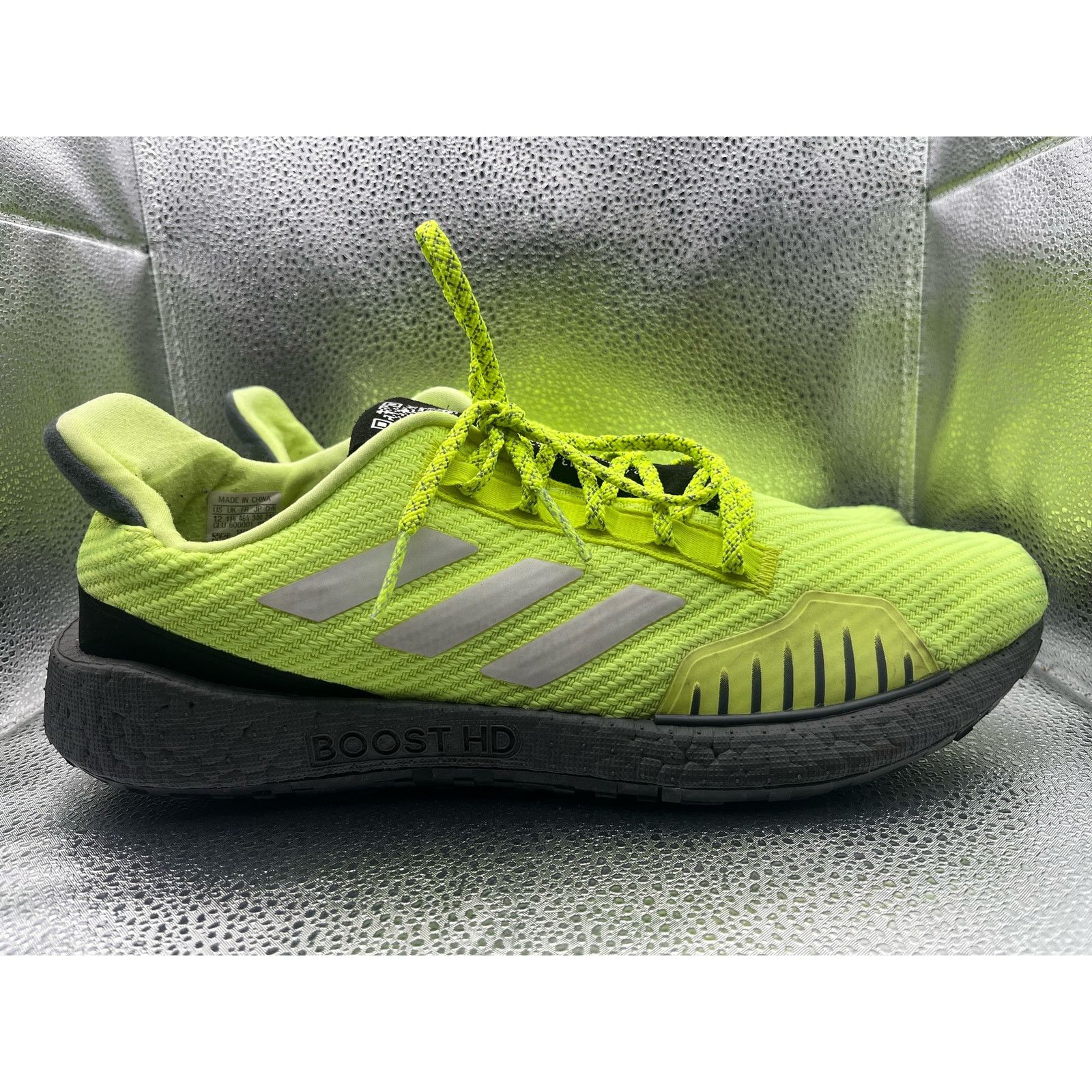 Adidas Adidas PulseBoost HD Winter Solar Yellow Grey Sneakers USED Size US 12 / EU 45 - 1 Thumbnail