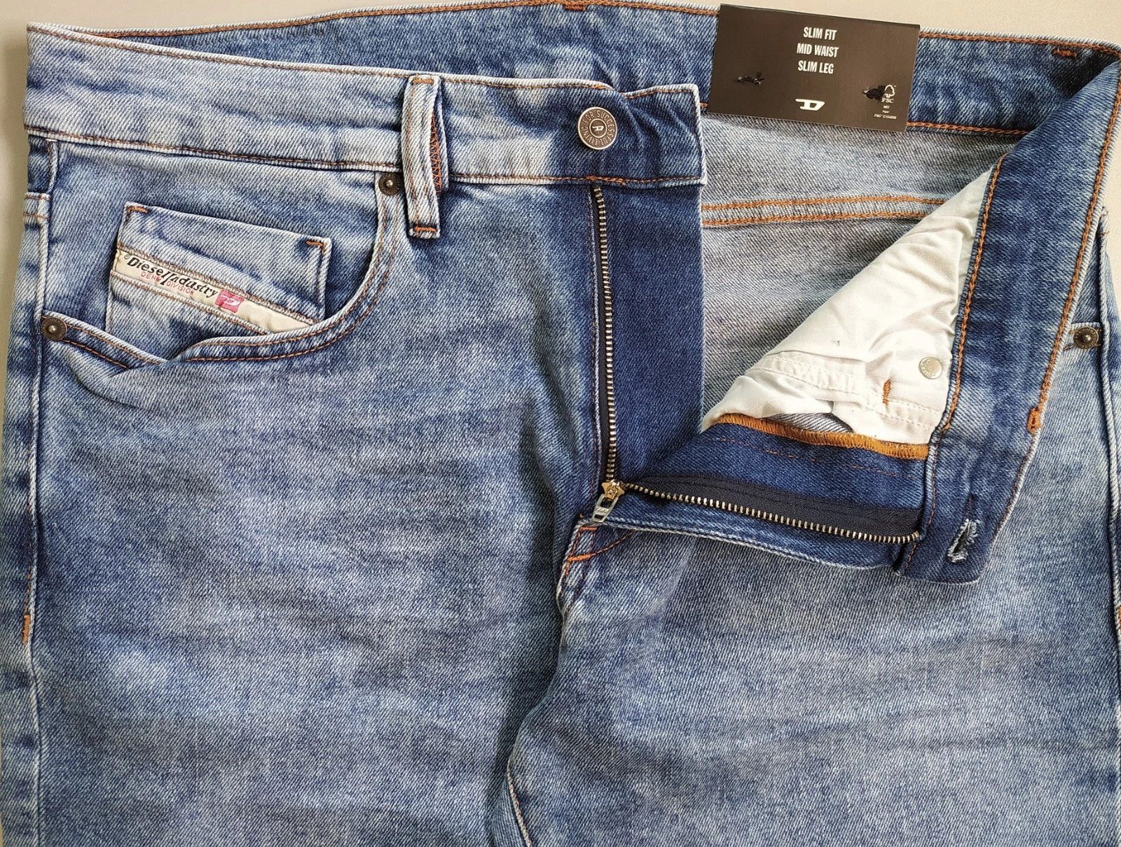 Diesel Diesel 2019 D-STRUKT-R L.32 MENS JEANS T/9668 Size US 32 / EU 48 - 5 Thumbnail