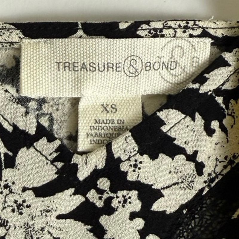Treasure & Bond Treasure & Bond Floral Lace Inset Camisole Tank Top - XS Size XS / US 0-2 / IT 36-38 - 2 Thumbnail