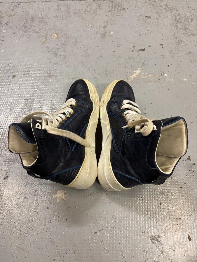 Givenchy Givenchy Tyson Navy Leather High Sneakers Size US 8.5 / EU 41-42 - 5 Thumbnail