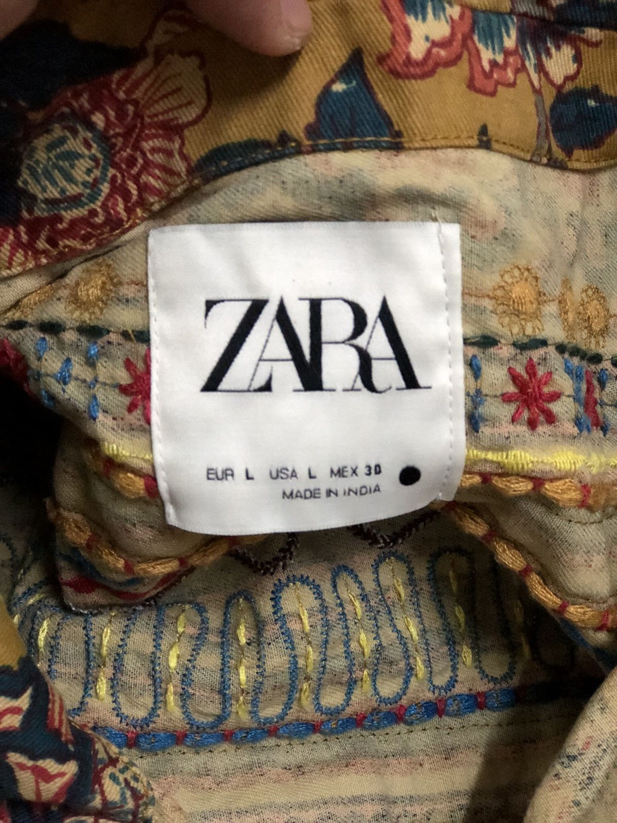 Zara Vintage Zara Button Ups Fullprint Jacket Size XXL / US 16-18 / IT 52-54 - 10 Thumbnail