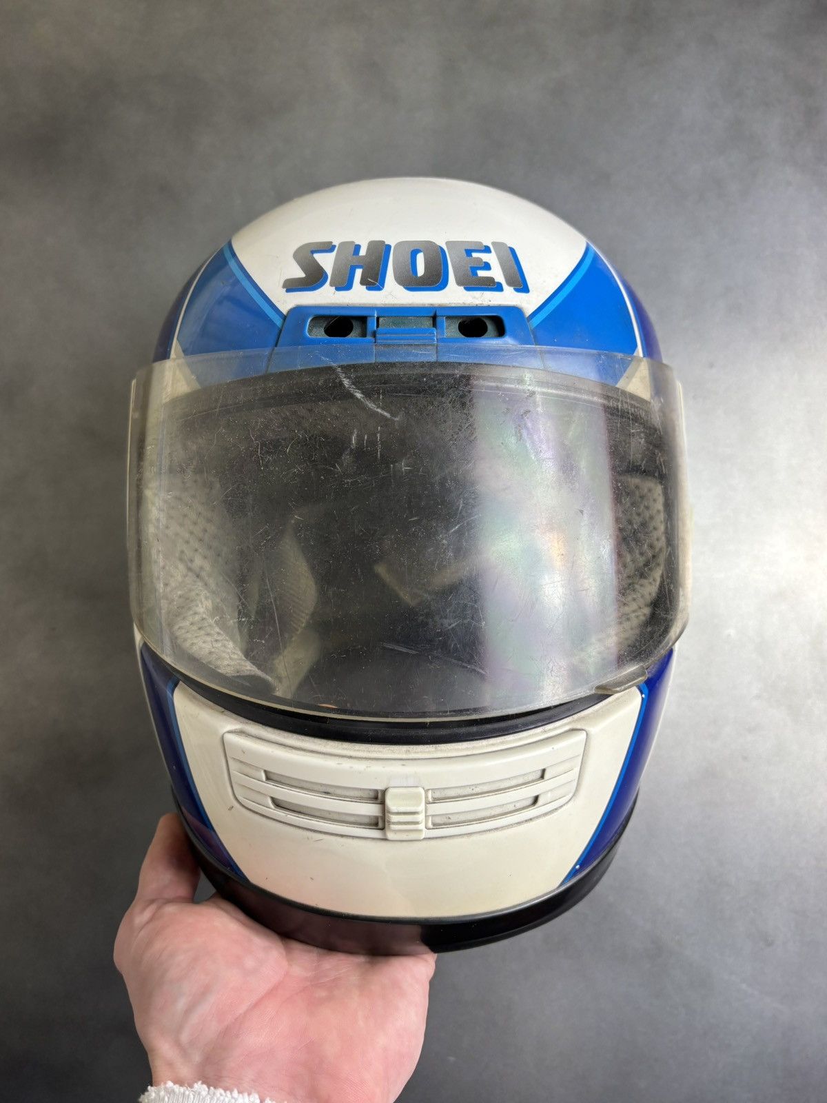 Indian Motorcycle × Vintage Vintage Shoei SNELL M90 DOT 80s Vintage Motorcycle Helmet Size ONE SIZE - 9 Thumbnail