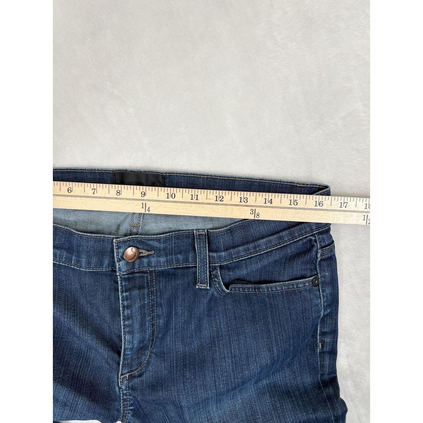 Joe's Joes Jeans Women's Size 31 Blue Denim Petite Fit Bootcut Str Size 31" - 4 Thumbnail