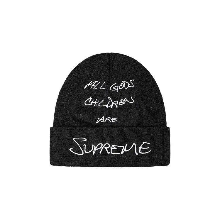 Supreme BLACK SUPREME BEANIE Size ONE SIZE - 4 Thumbnail
