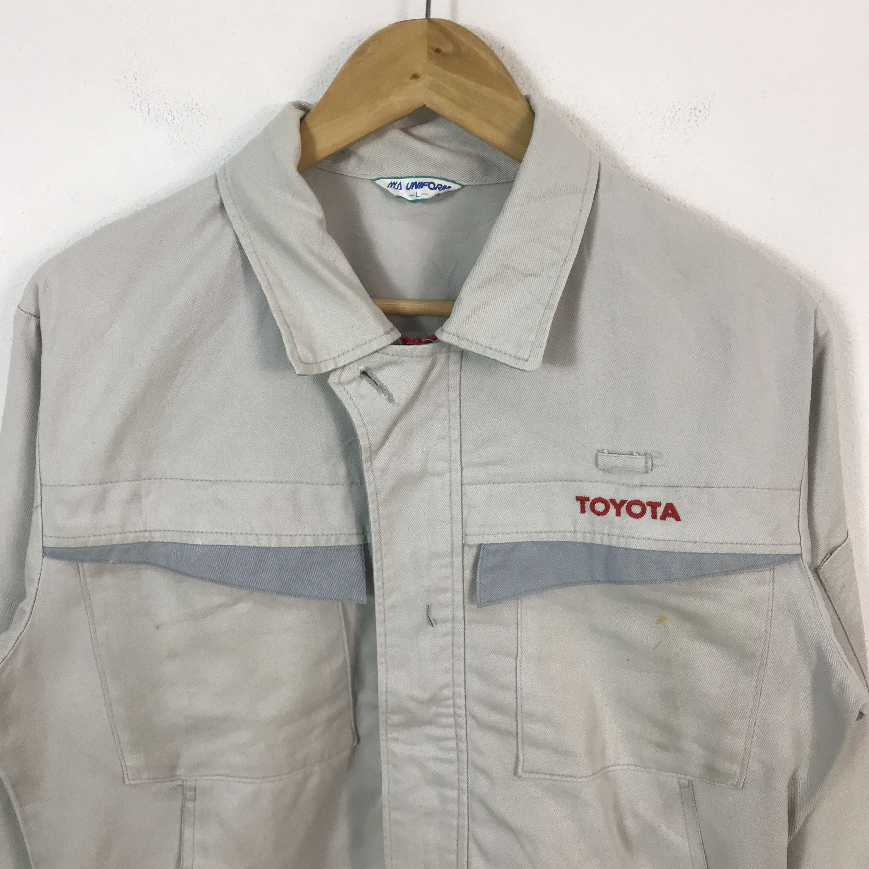 Other Vintage Toyota uniform jacket Size US L / EU 52-54 / 3 - 3 Thumbnail