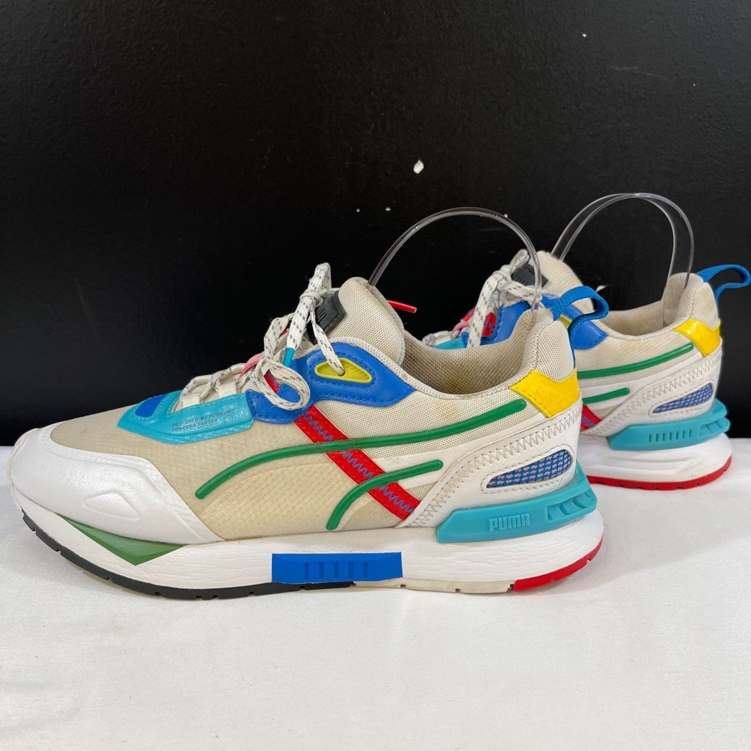 Puma Puma Mirage Tech Game Mens White Multicolor Running Sneakers Size US 6.5 / EU 39-40 - 5 Thumbnail
