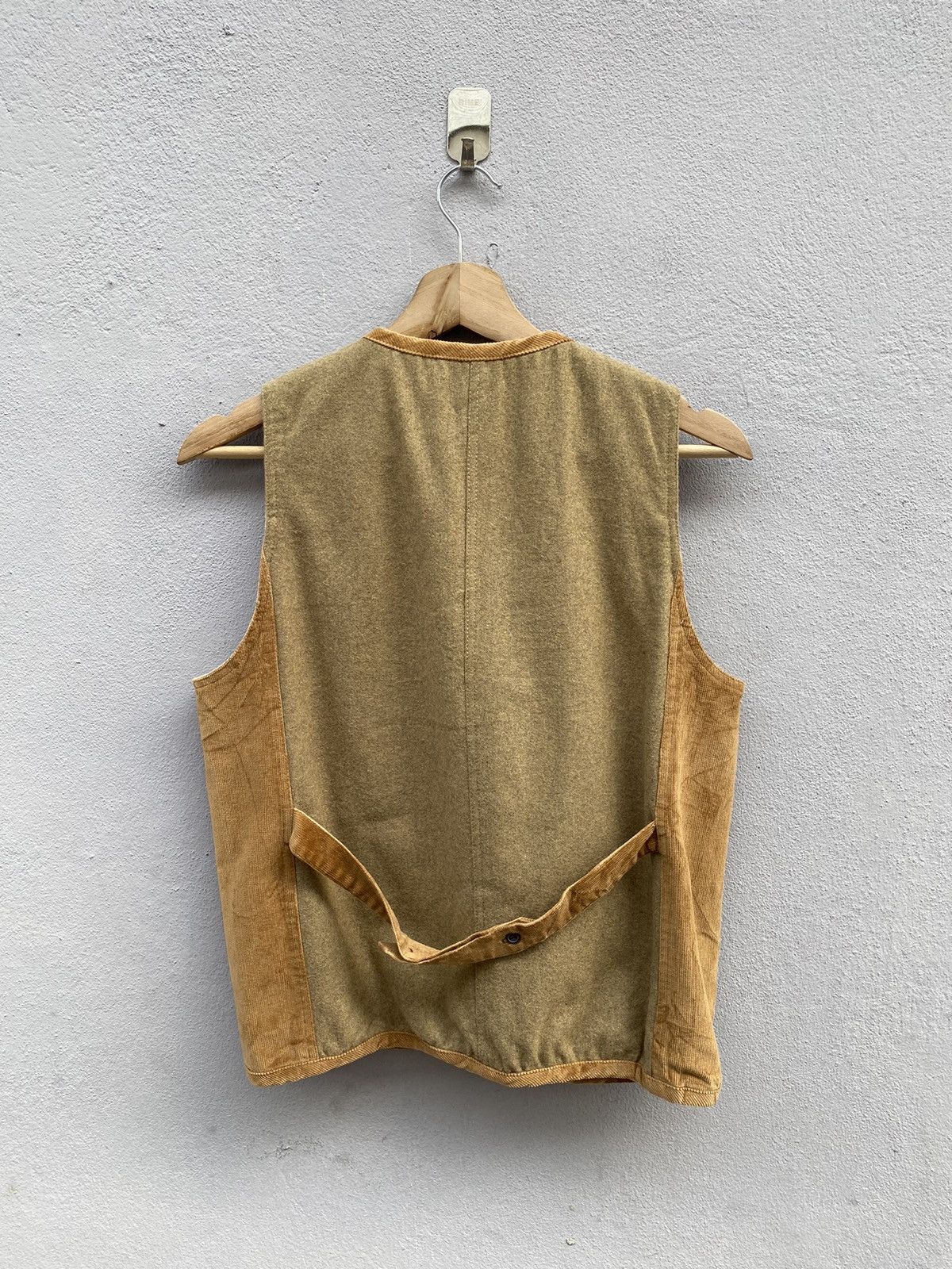 If Six Was Nine × Japanese Brand Japanese Designer “Niko and…” Patchwork Wool + Corduroy Vest Size US S / EU 44-46 / 1 - 7 Thumbnail